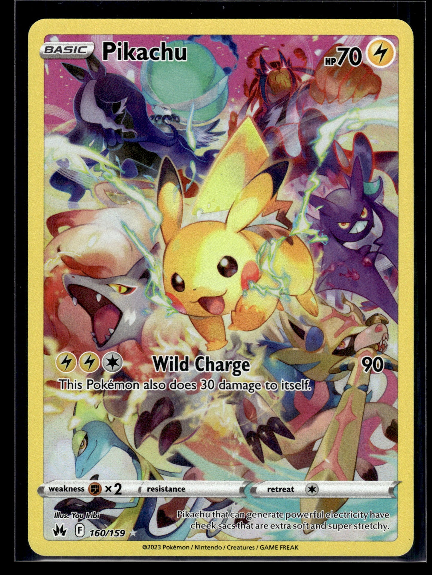 Pikachu (Secret) #160/159 Crown Zenith NM
