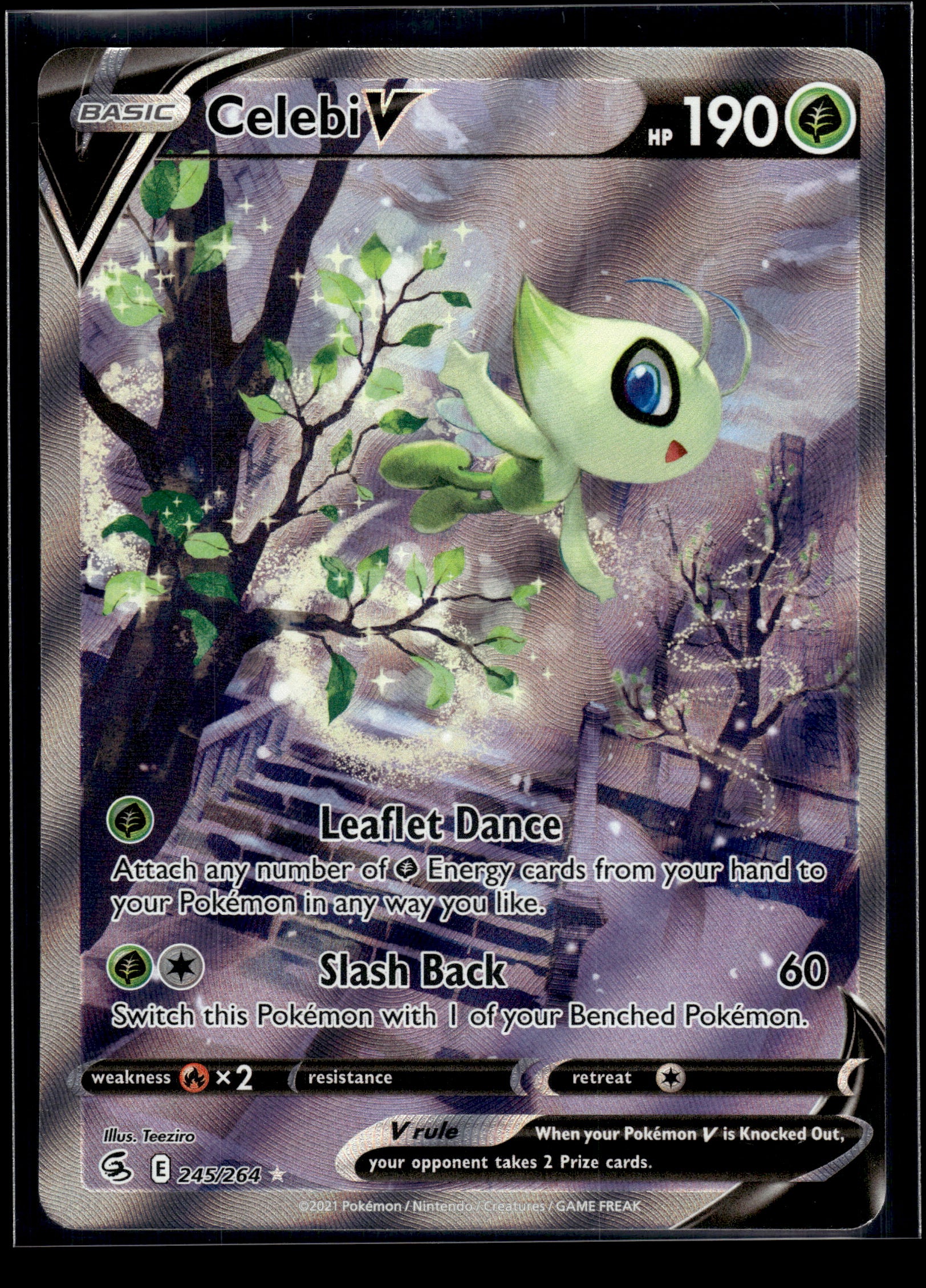 Celebi V (Alt Art) #245/264 Fusion Strike VLP