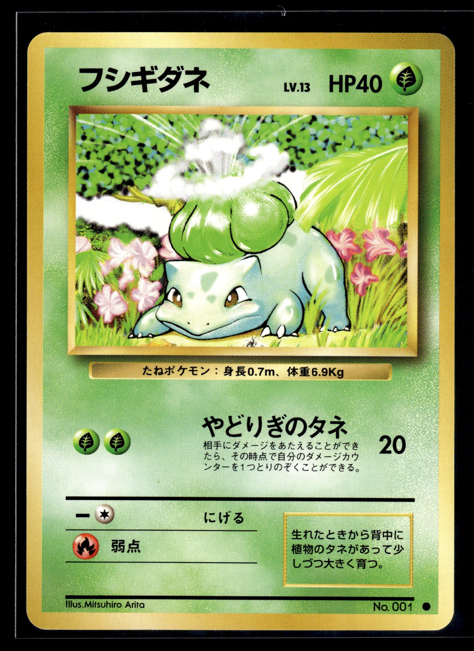 Bulbasaur #001 Japanese Base Set VLP