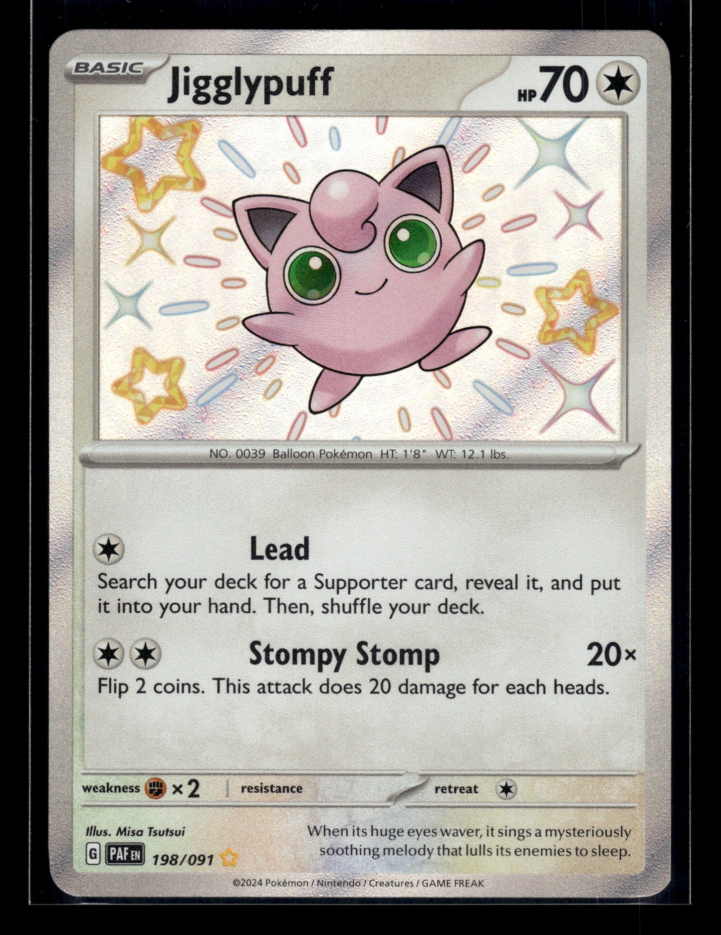 Jigglypuff #198/091 Paldean Fates VLP