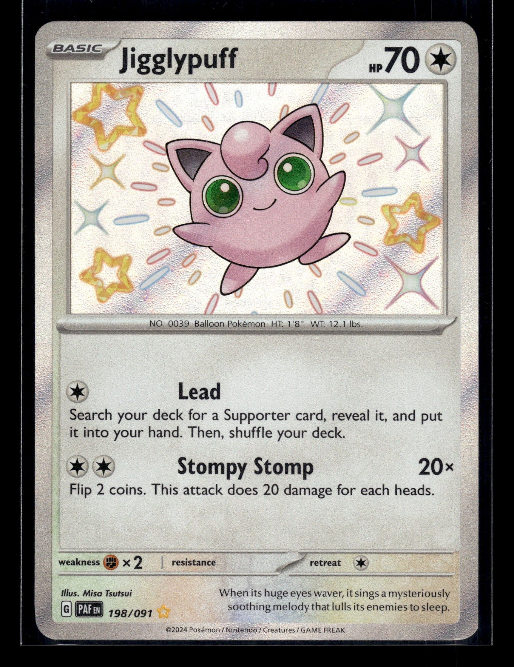 Jigglypuff #198/091 Paldean Fates VLP