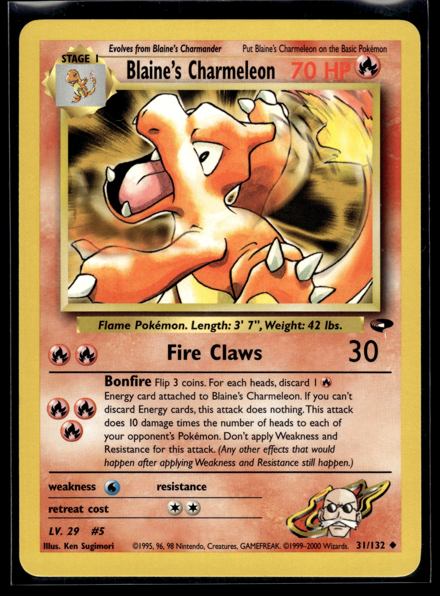 Blaine's Charmeleon #031/132 Gym Challenge VLP