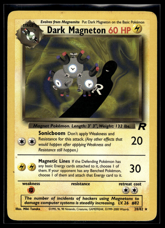 Dark Magneton #28/82 Team Rocket LP