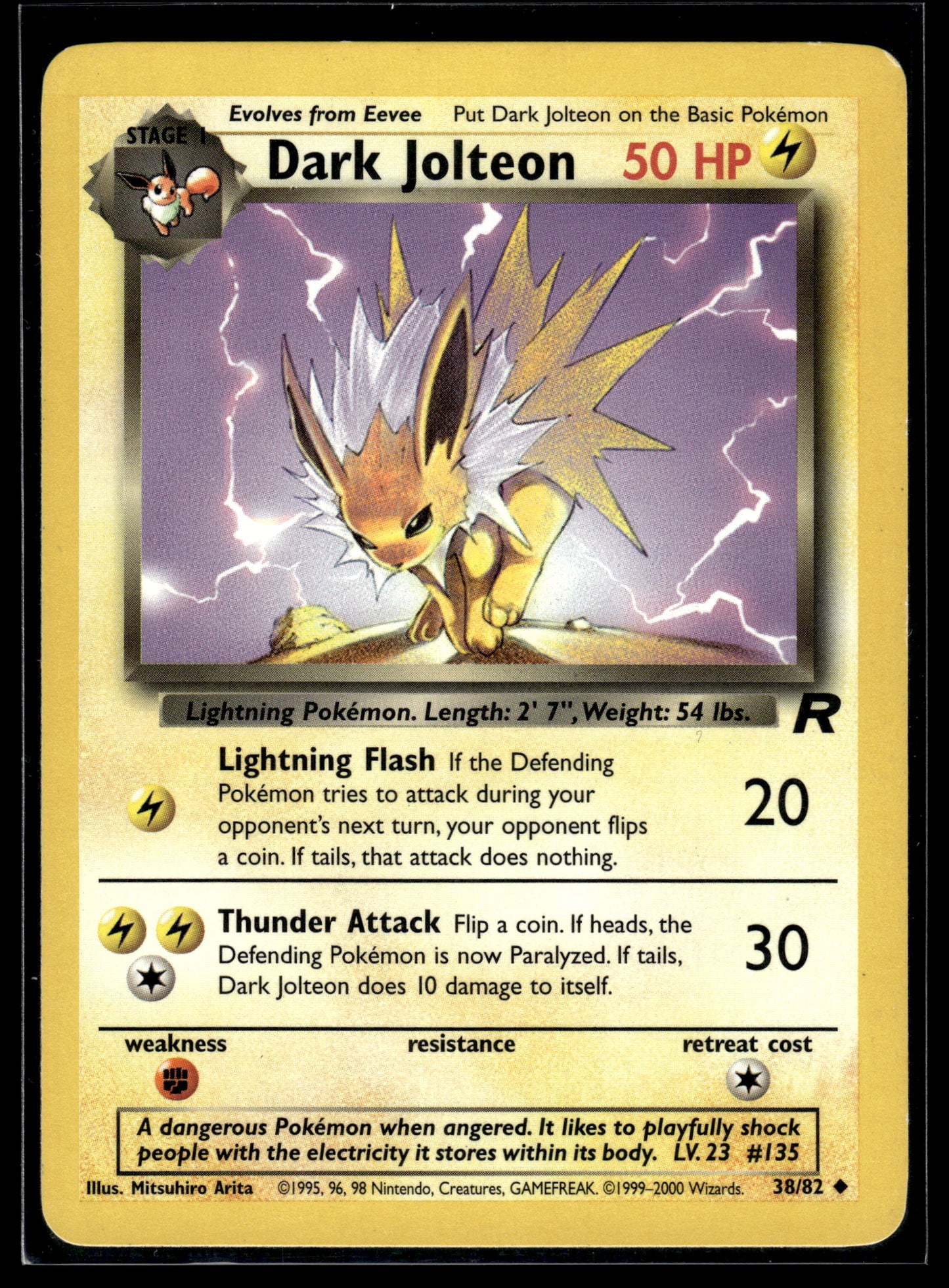 Dark Jolteon #38/82 Team Rocket LP