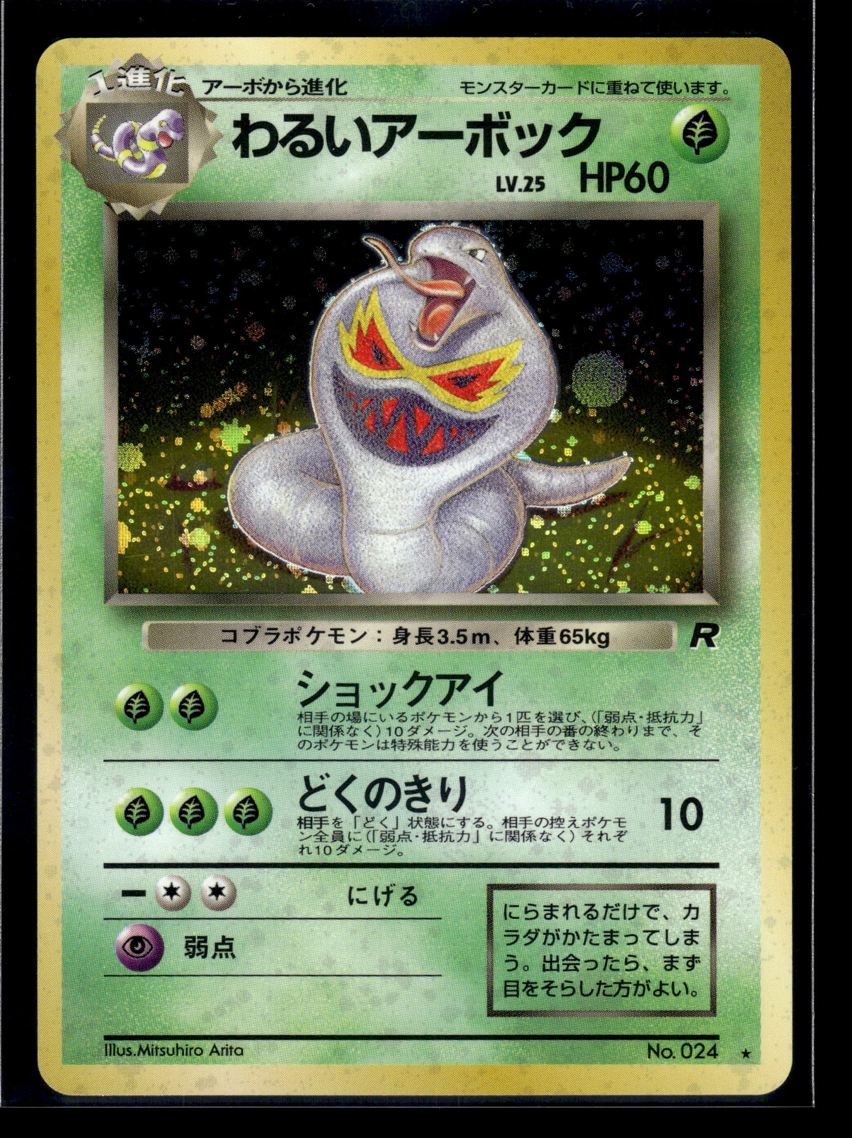 Dark Arbok #024 Rocket Gang VLP