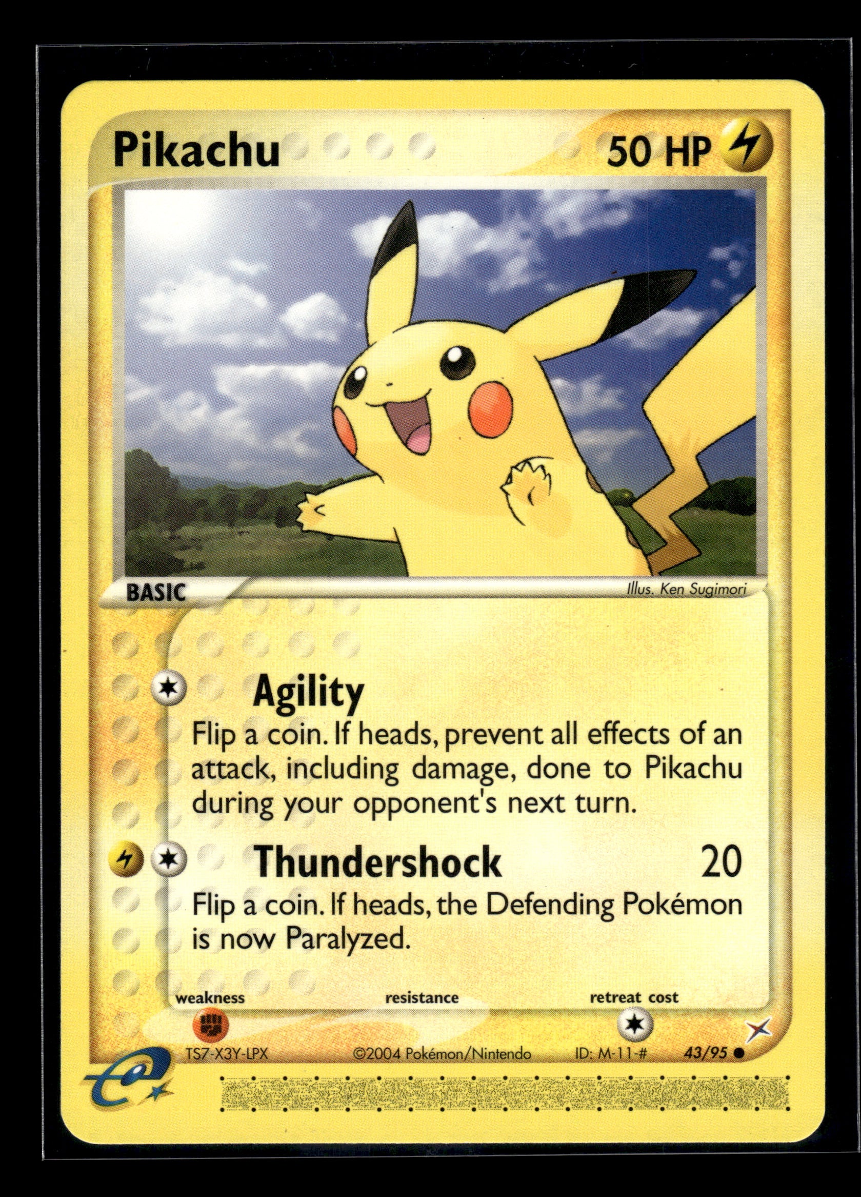 Pikachu #43/95 Team Magma vs Team Aqua LP