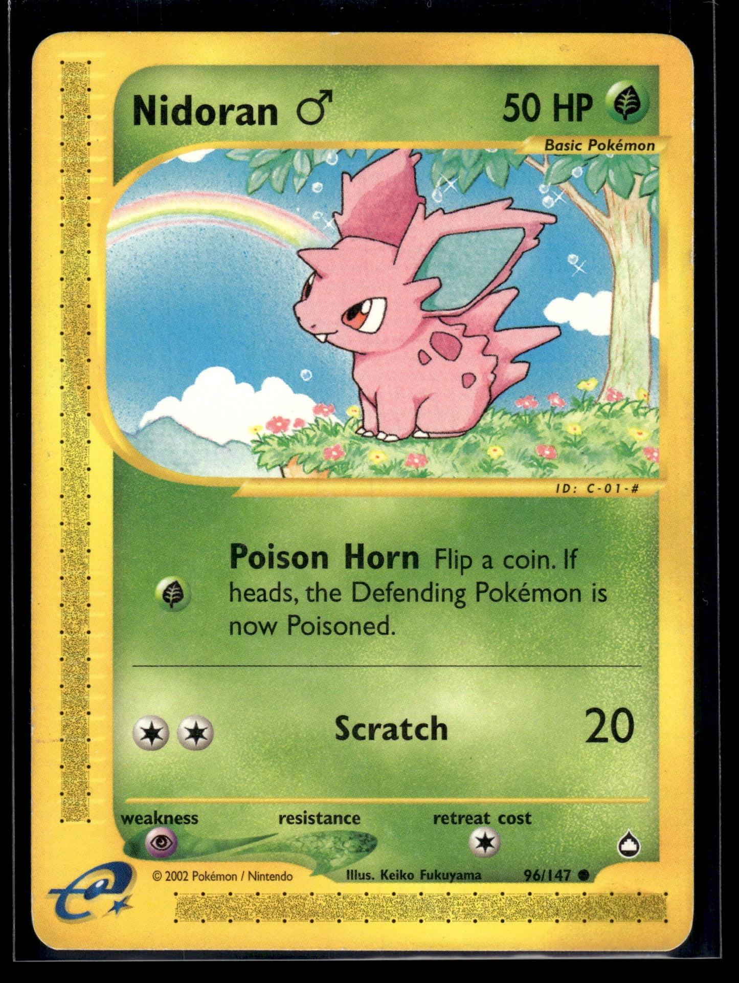 Nidoran M #096/147 Aquapolis HP