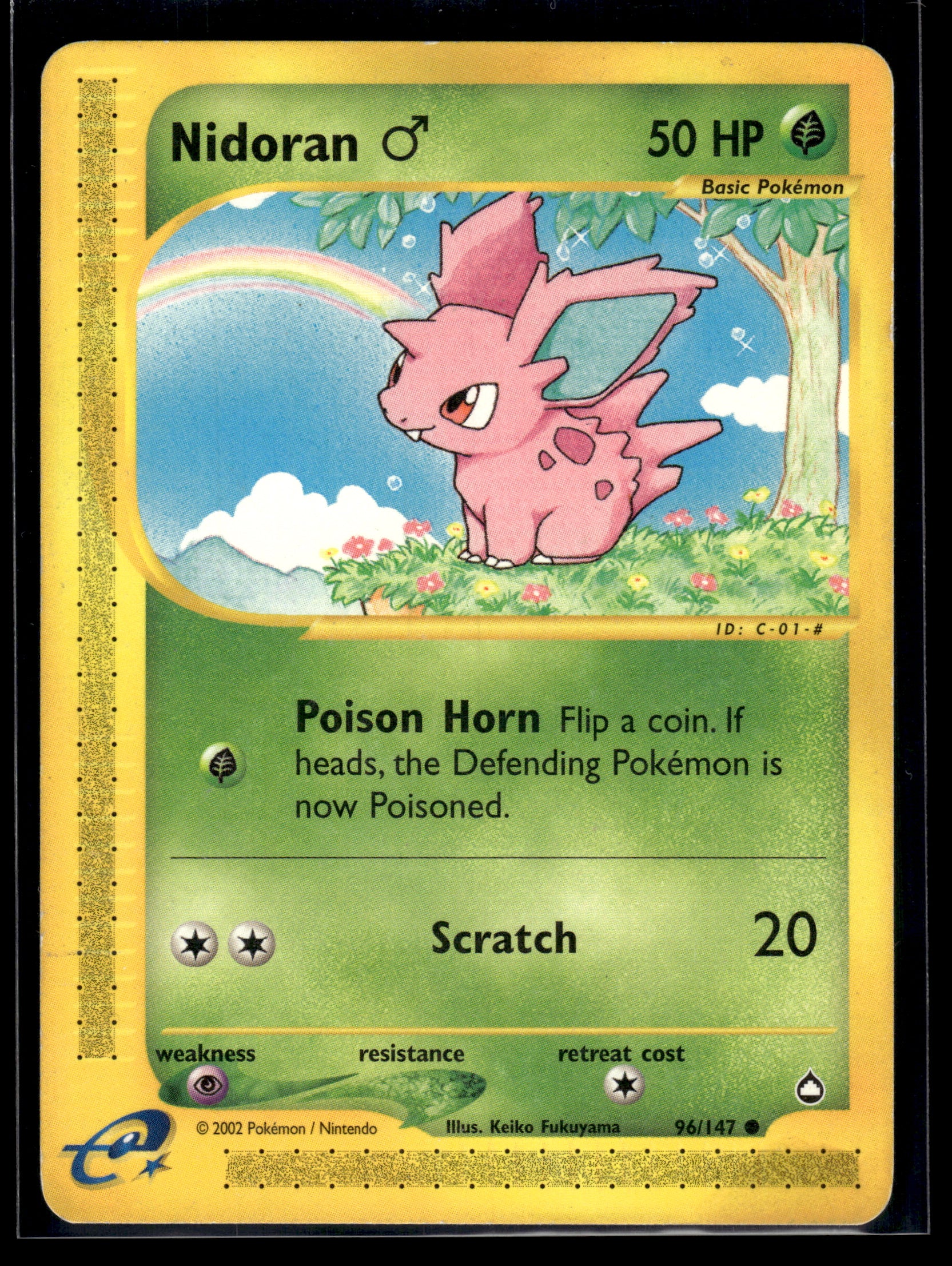 Nidoran M #096/147 Aquapolis HP