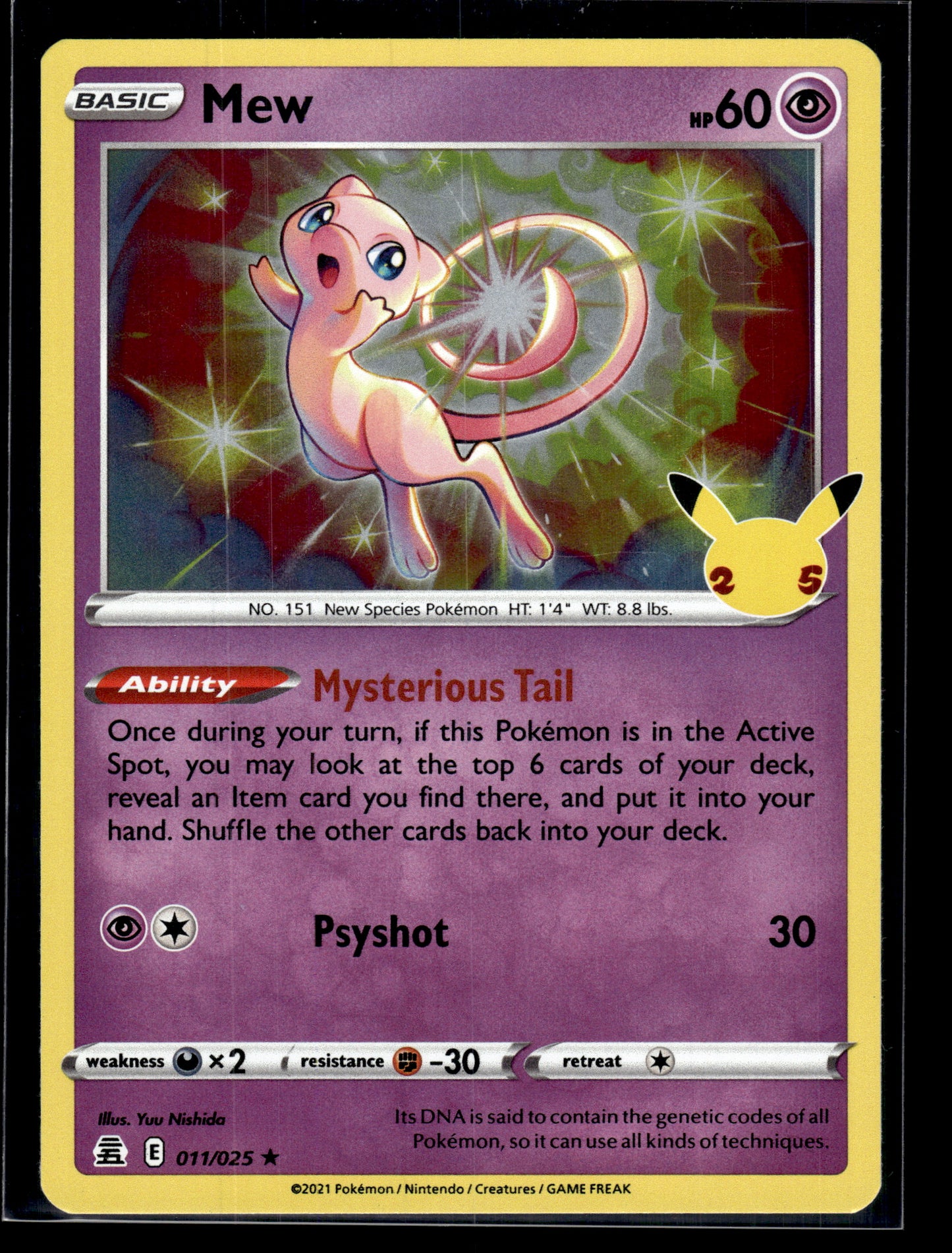 Mew #011/025 Celebrations MP
