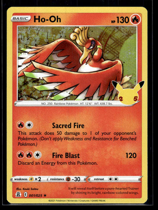 Ho-Oh #001/025 Celebrations LP