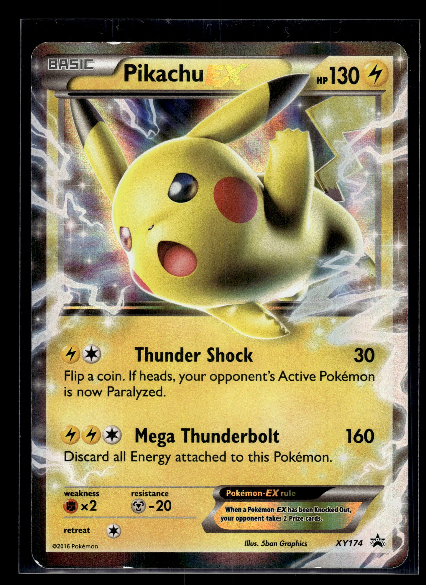 Pikachu EX #XY174 XY Promos MP
