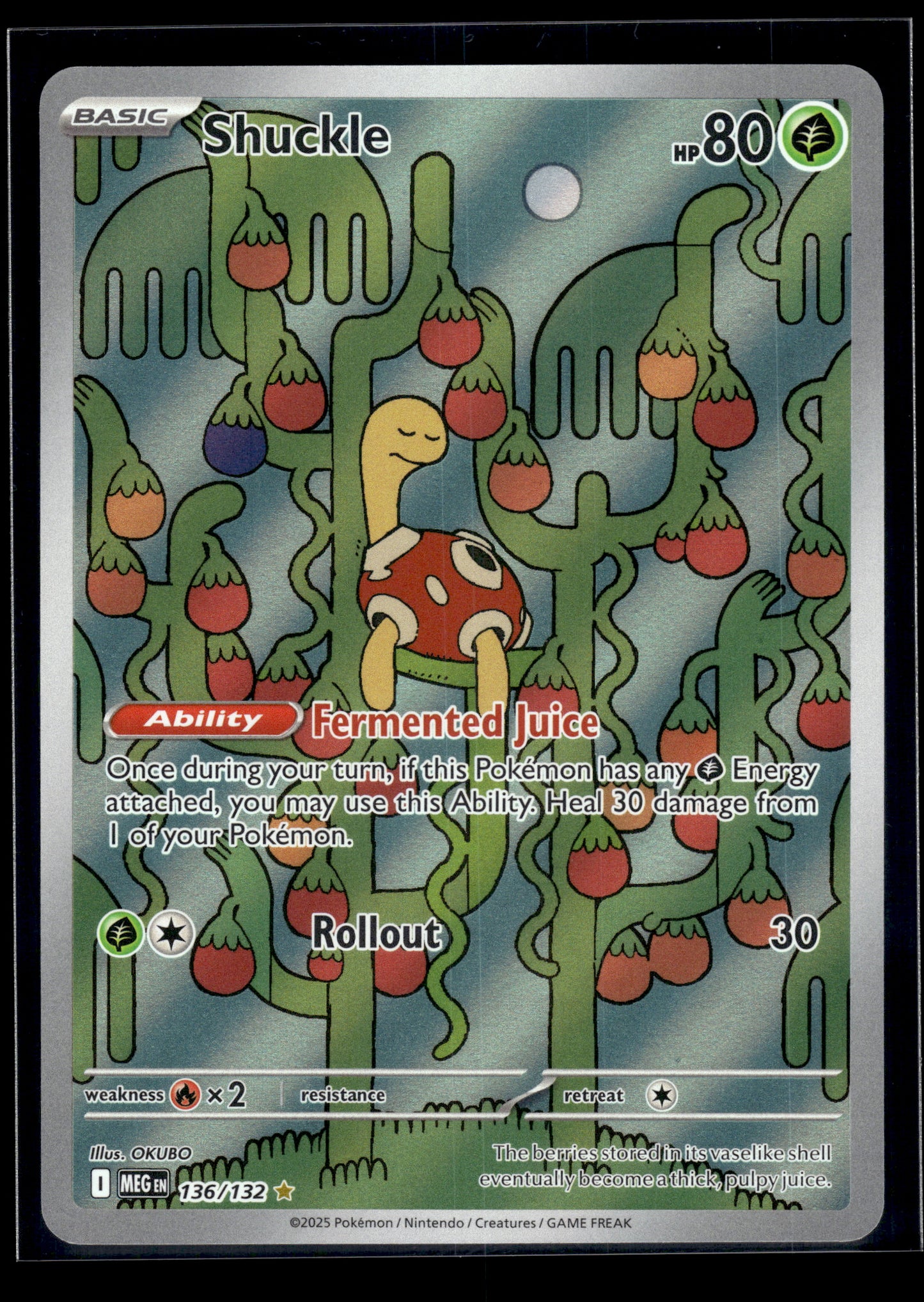 Shuckle #136/132 Mega Evolution NM