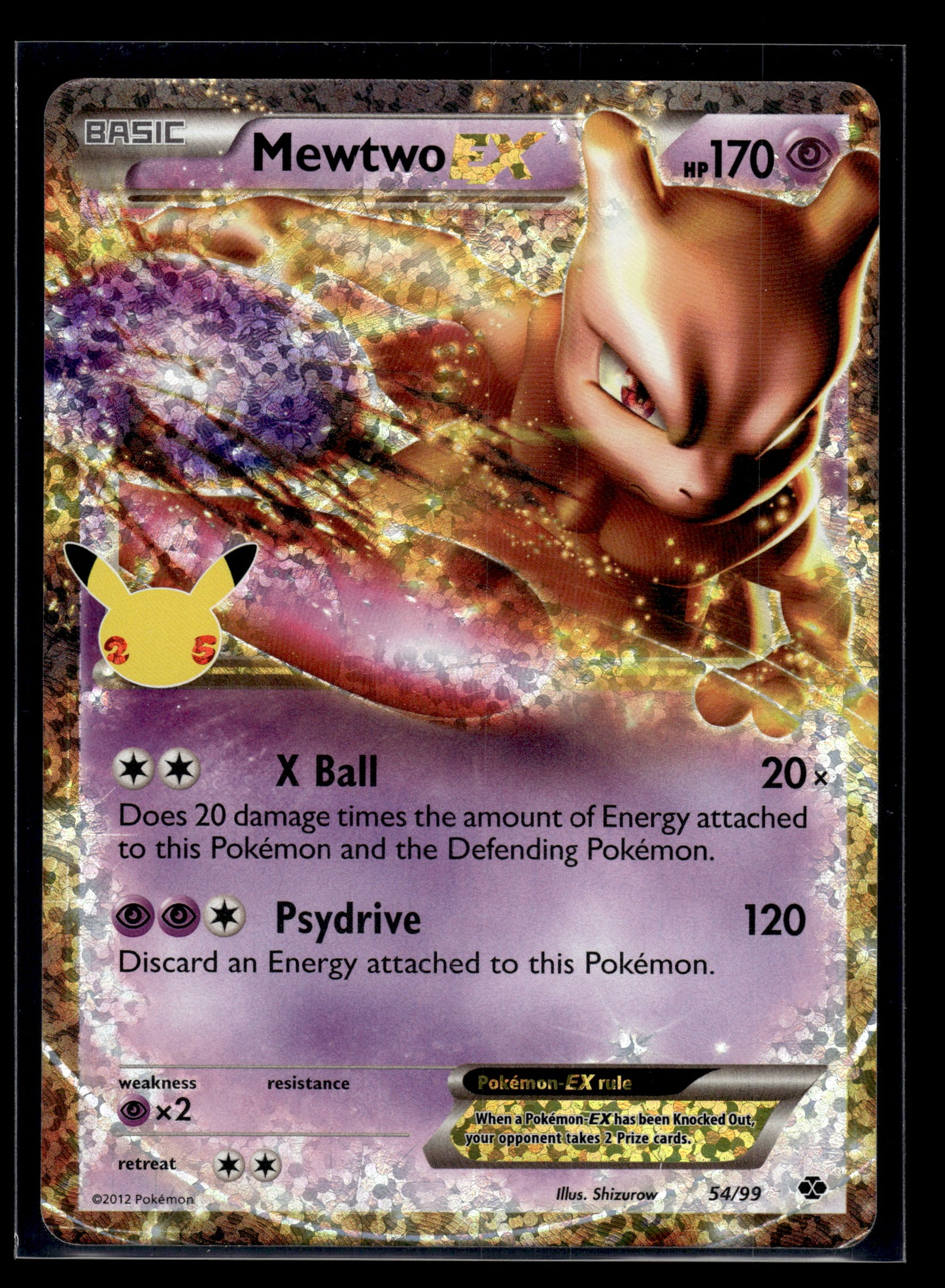 Mewtwo EX #54/99 Celebrations VLP