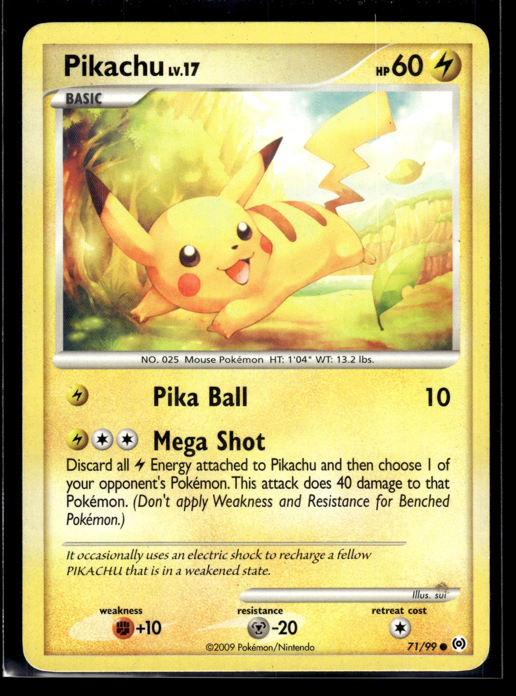 Pikachu #71/99 Arceus MP