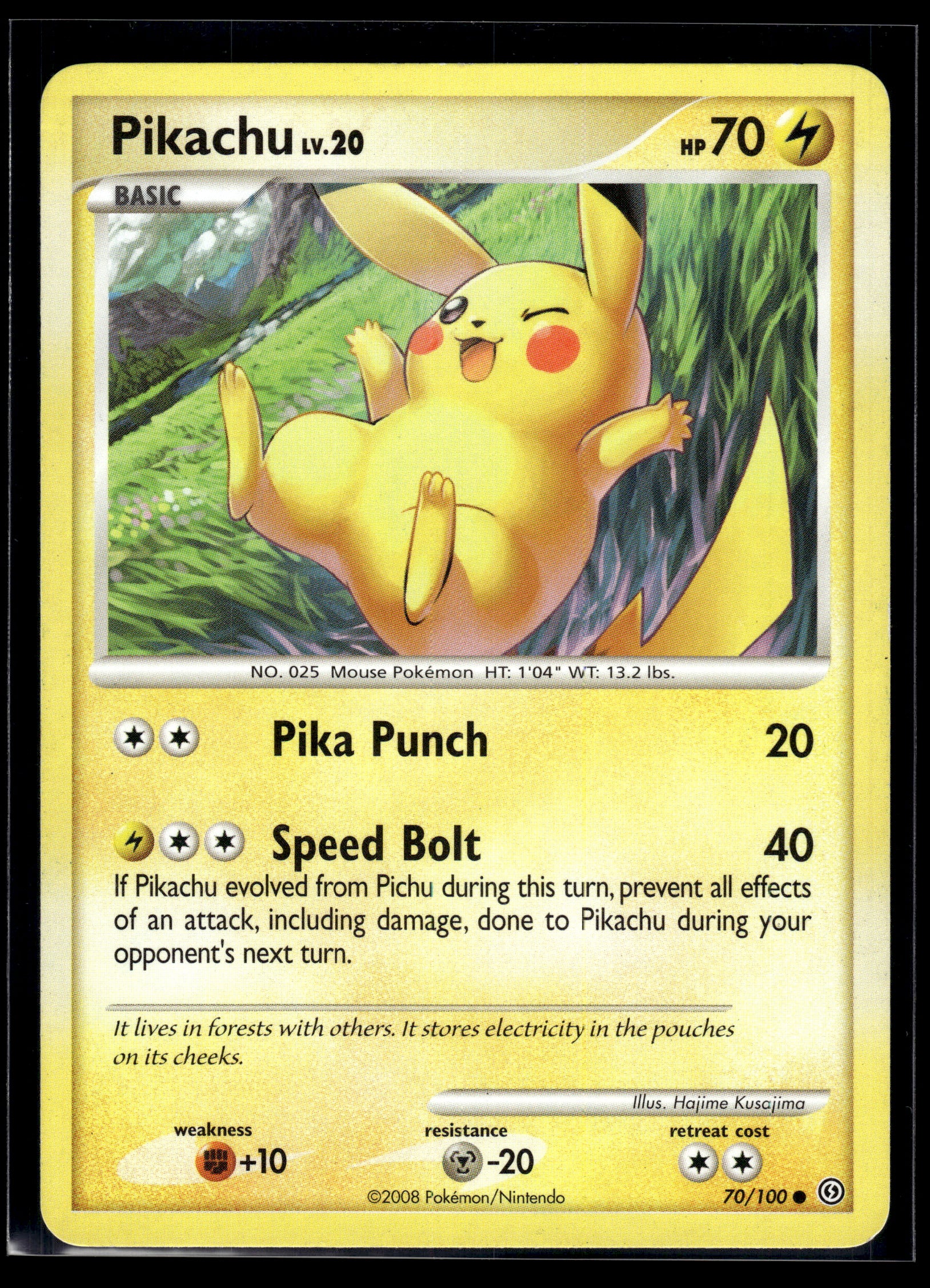 Pikachu #70/100 Stormfront MP
