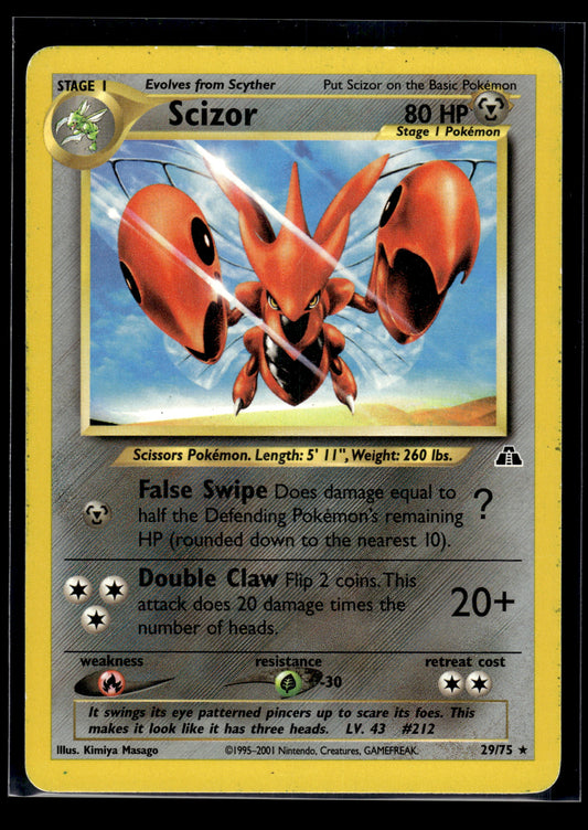 Scizor #29/75 Neo Discovery MP