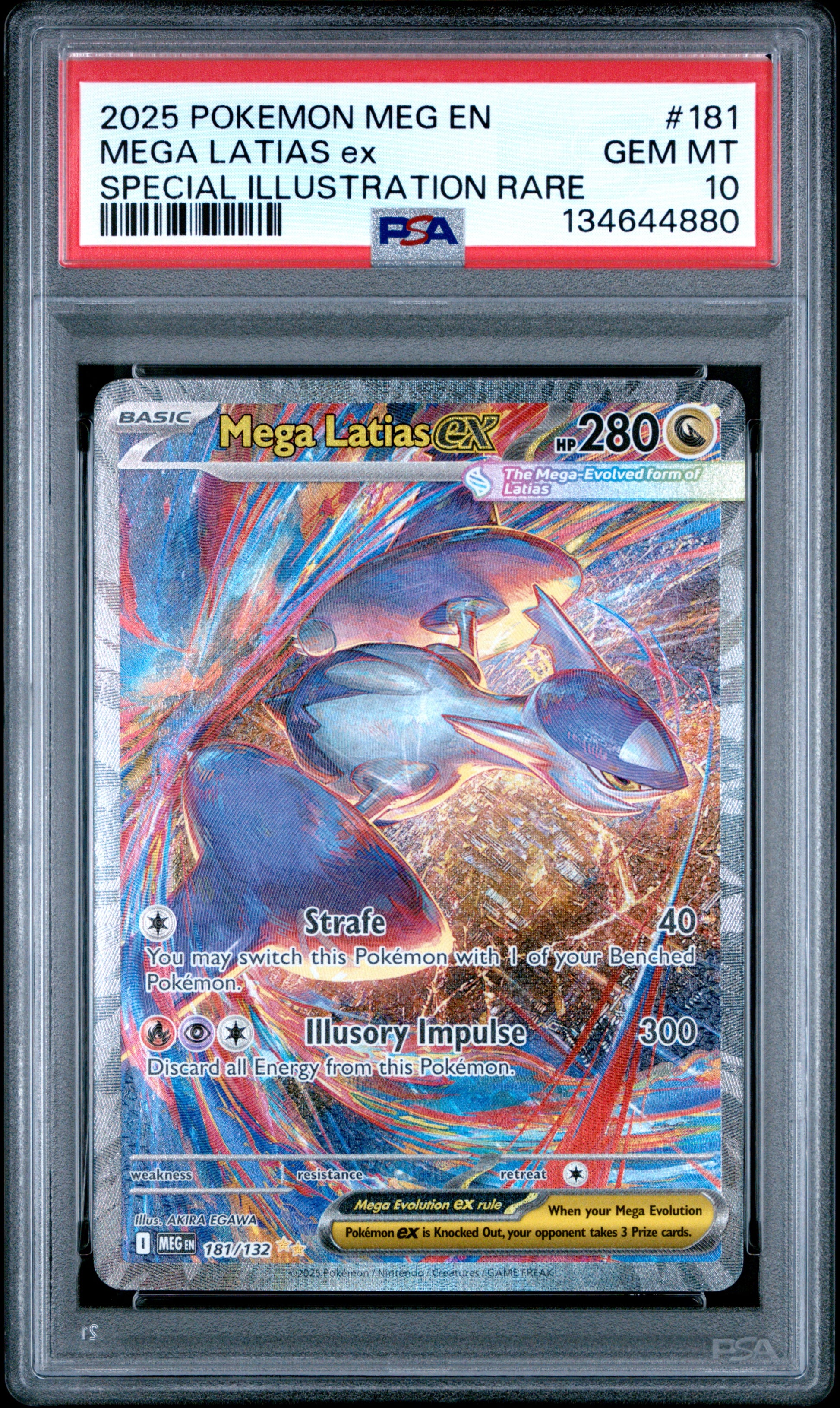 PSA 10 Mega Latias ex #181 Mega Evolution