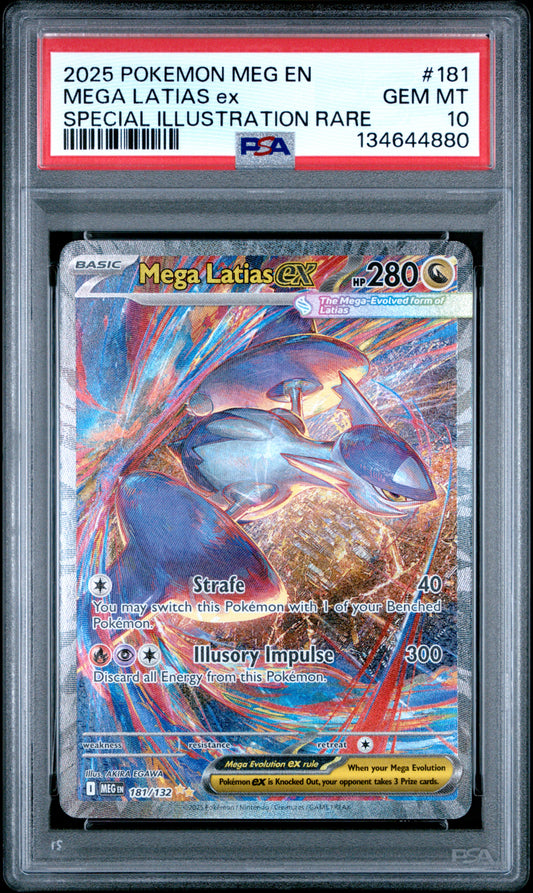 PSA 10 Mega Latias ex #181 Mega Evolution