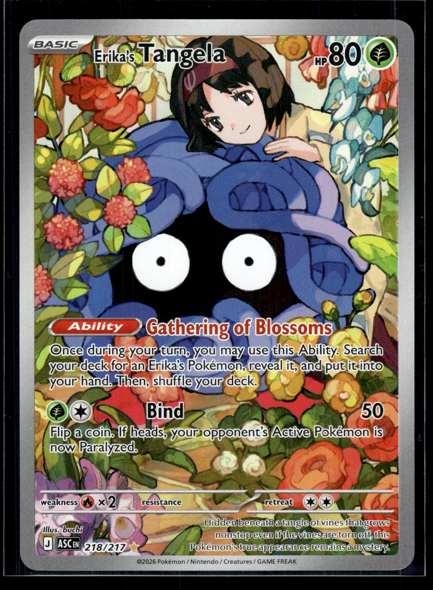 Erika's Tangela #218/217 Ascended Heroes NM