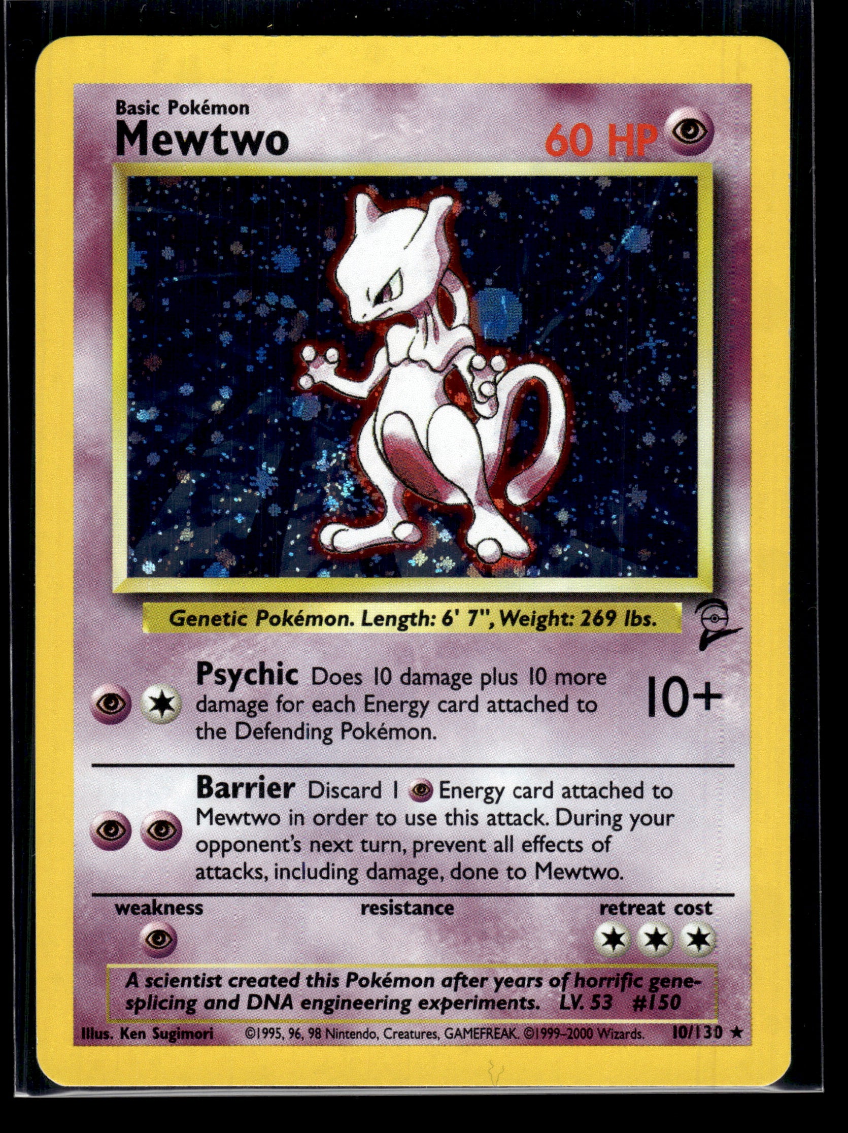Mewtwo #010/130 Base Set 2 LP