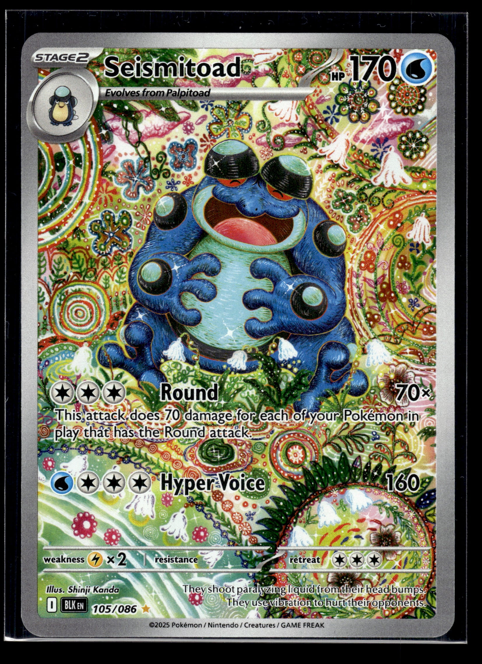 Seismitoad #105/086 Black Bolt VLP