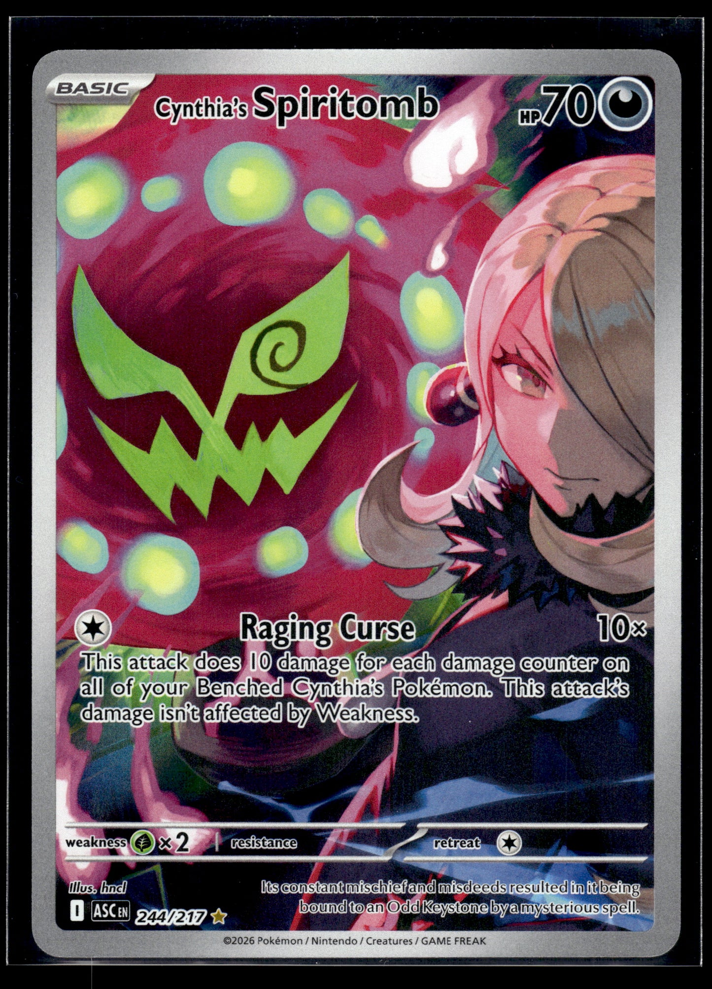 Cynthia's Spiritomb #244/217 Ascended Heroes NM