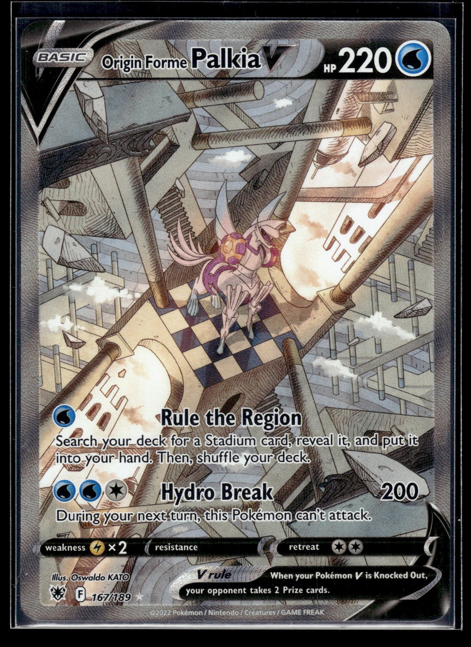 Origin Forme Palkia V #167/189 Astral Radiance NM
