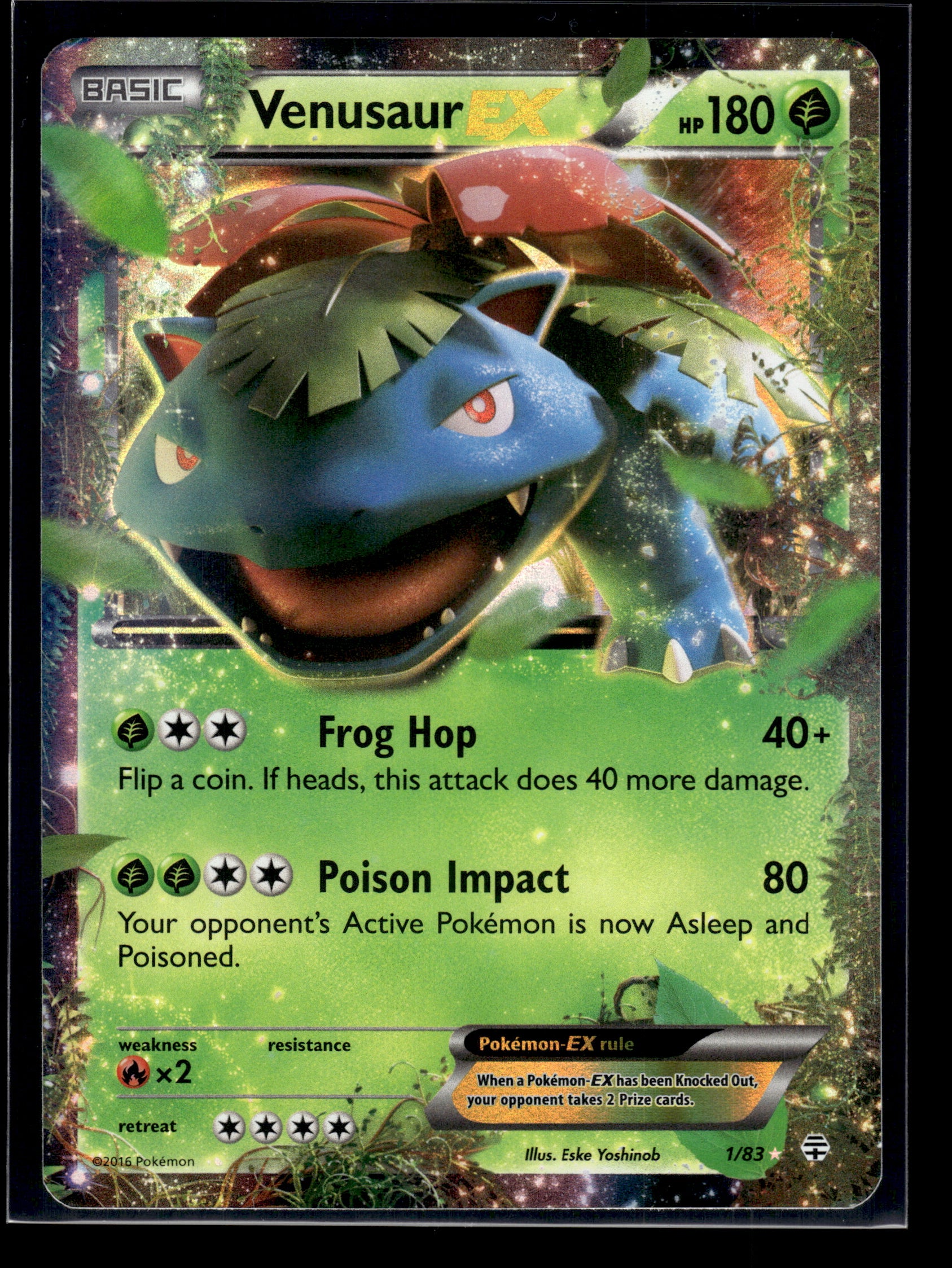 Venusaur EX #1/83 Generations LP