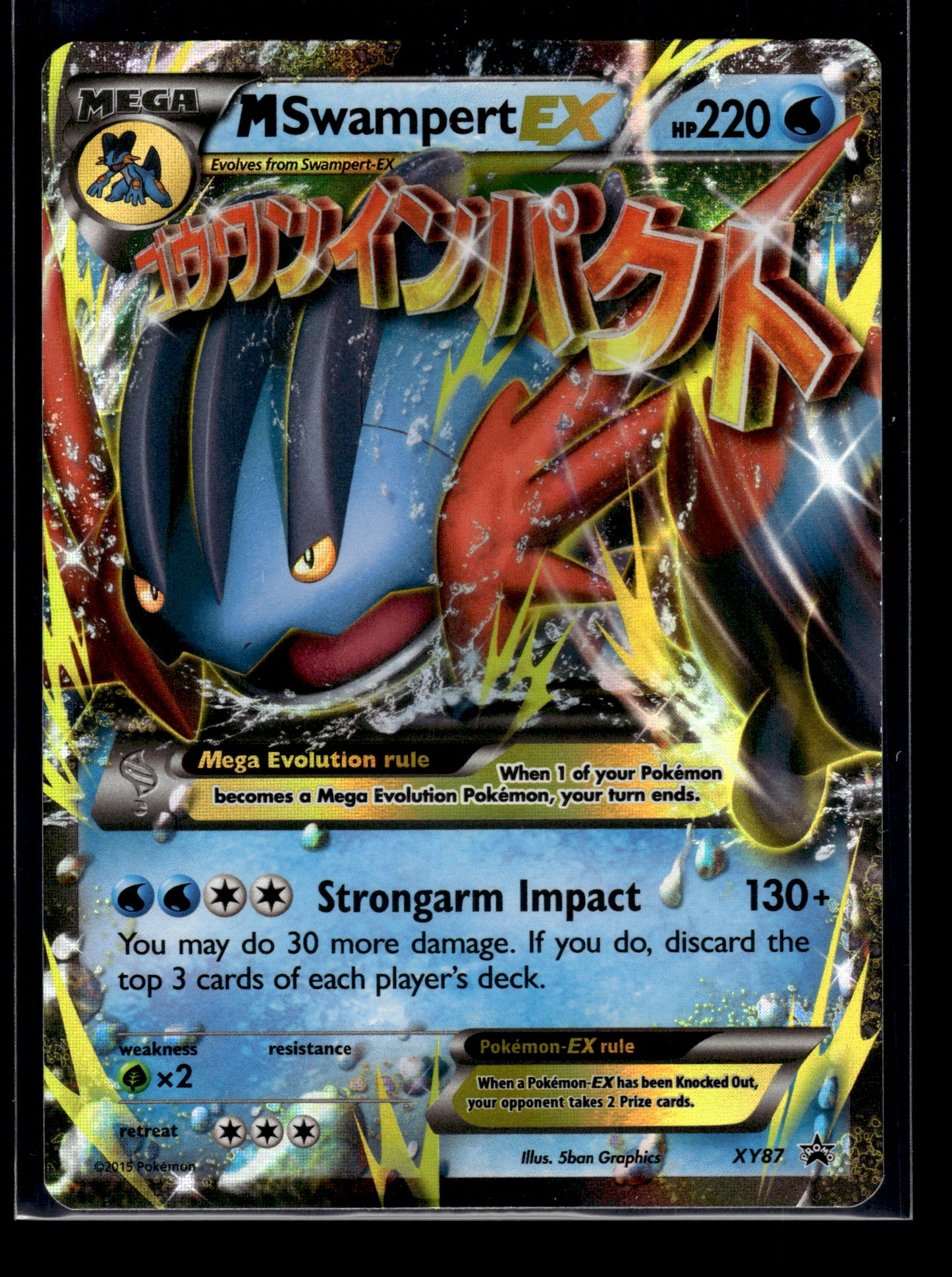 M Swampert EX #XY87 XY Promos LP