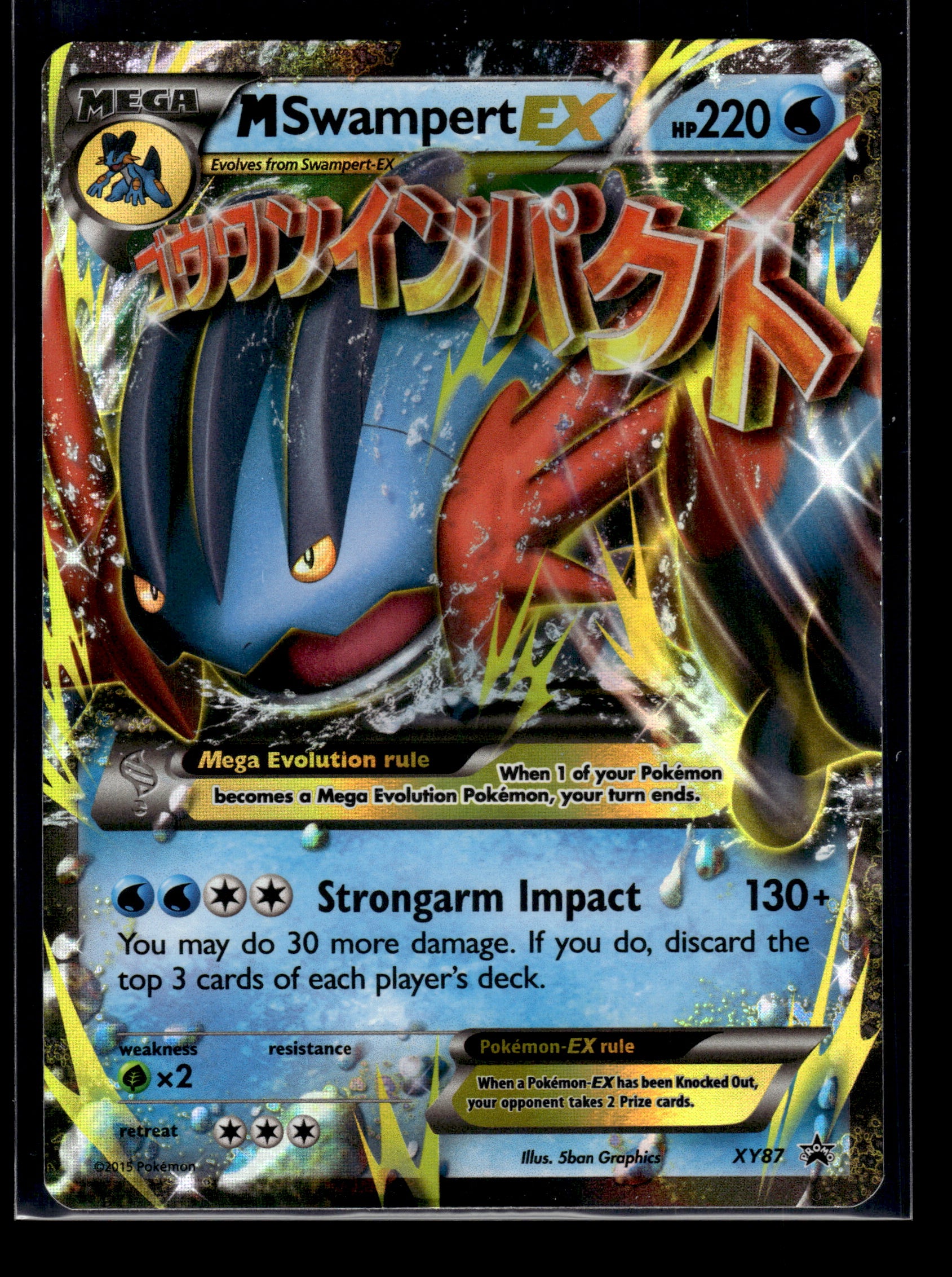 M Swampert EX #XY87 XY Promos LP