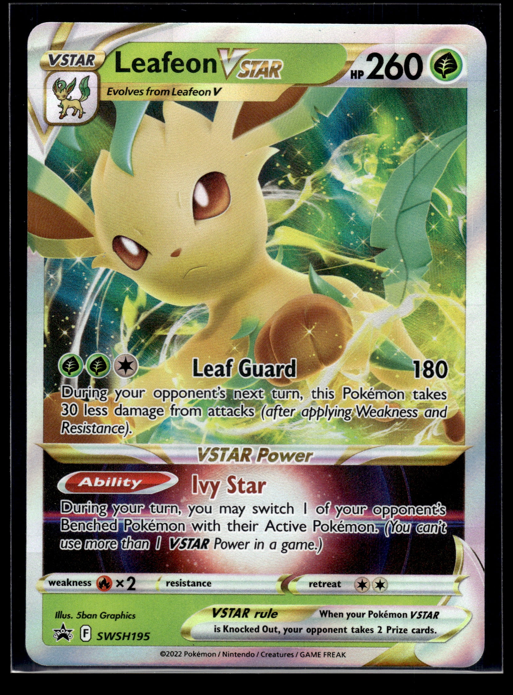 Leafeon VSTAR #SWSH195 Sword & Shield Promo Cards VLP