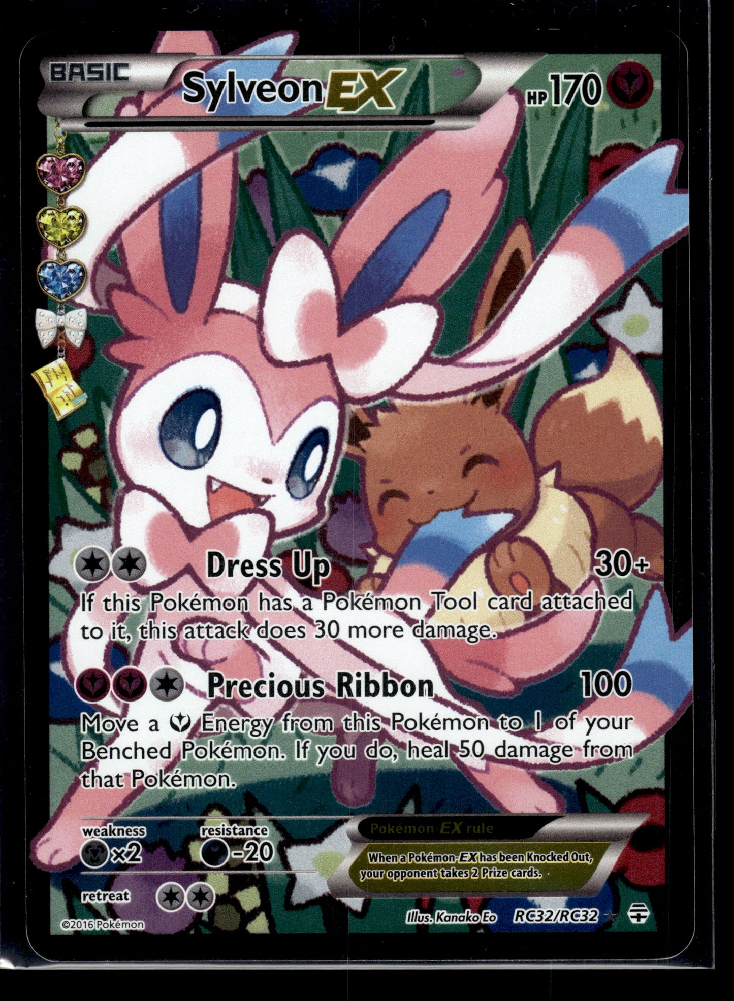 Sylveon EX (Full Art) #RC32/RC32 Generations: Radiant Collection LP