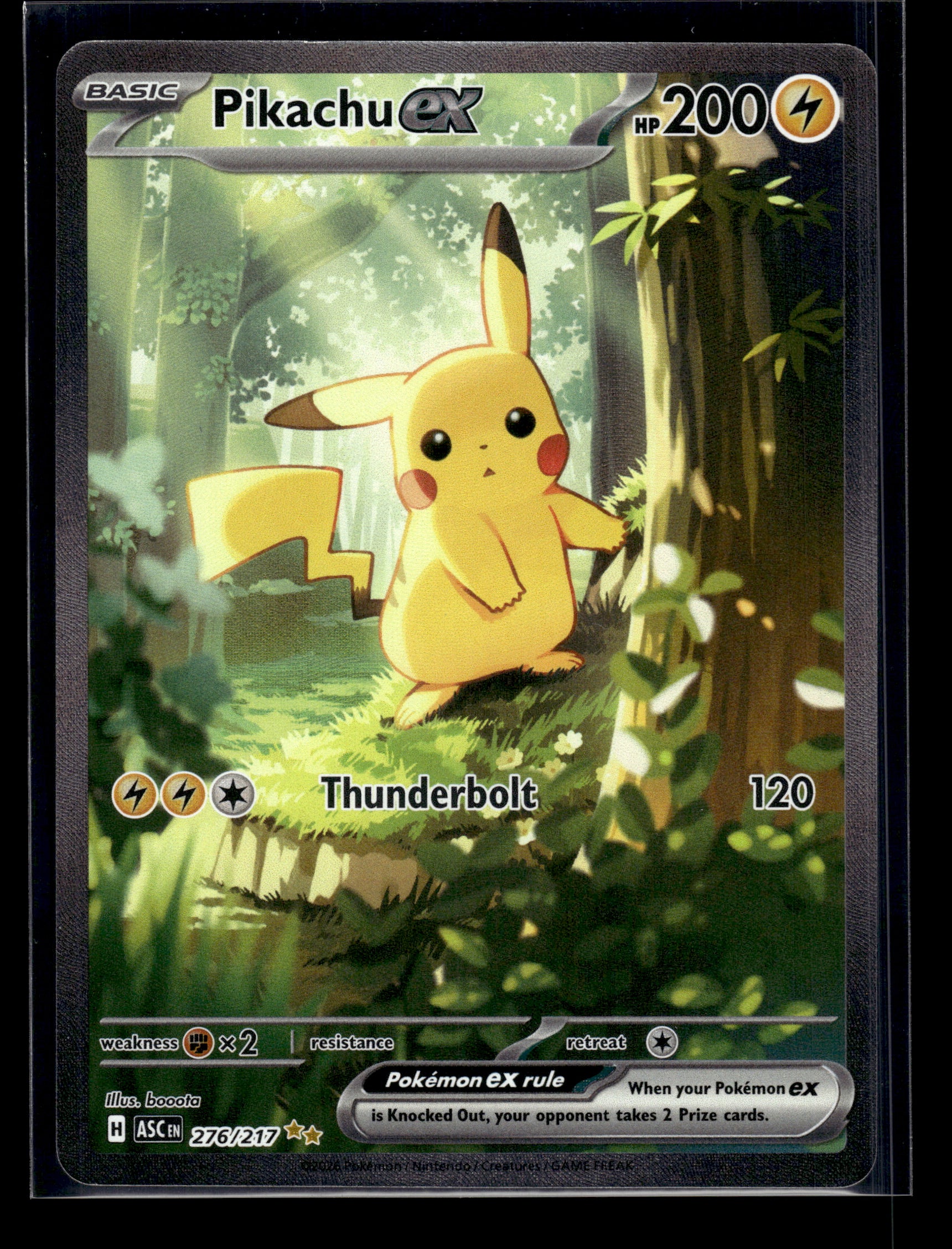 Pikachu ex #276/217 Ascended Heroes LP