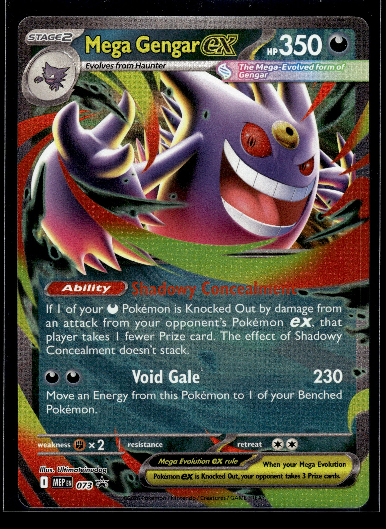 Mega Gengar EX #73 Mega Evolution Promo VLP