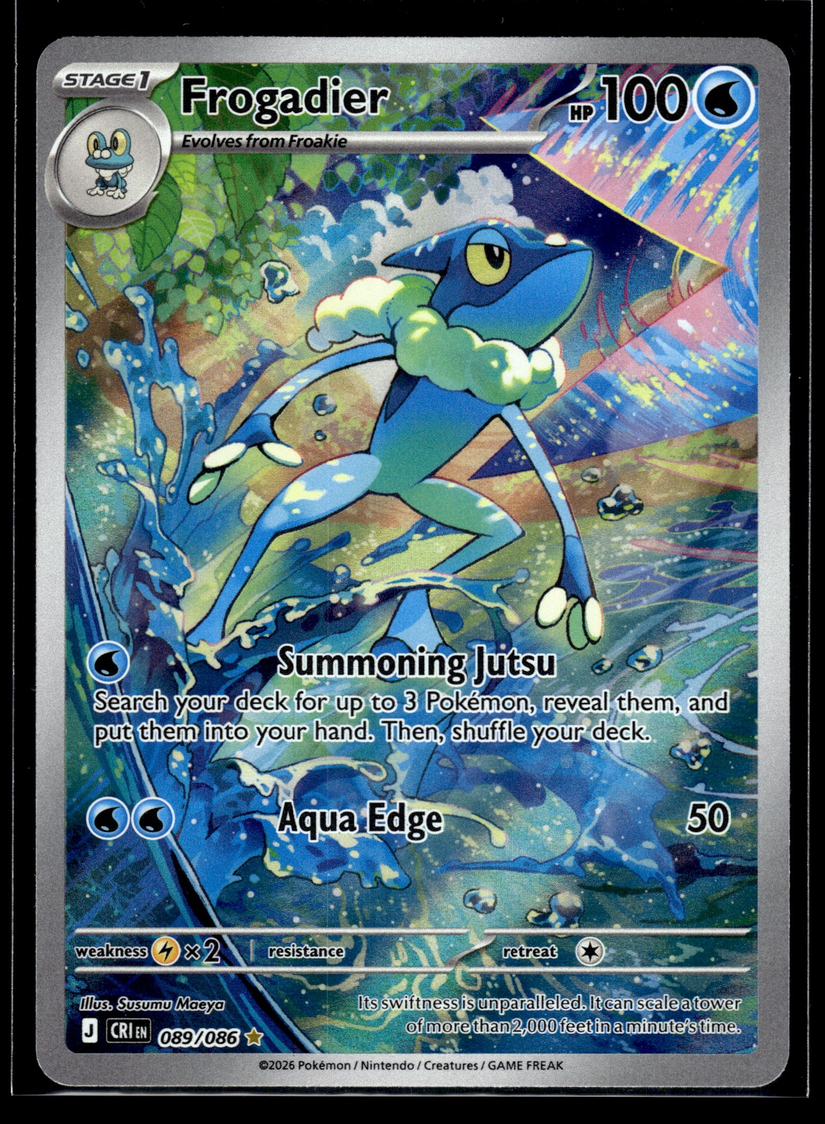Frogadier #089/086 Chaos Rising NM