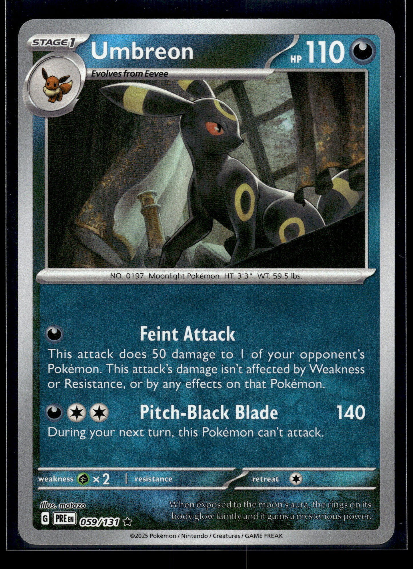 Umbreon (Poke Ball) #059/131 Prismatic Evolutions NM
