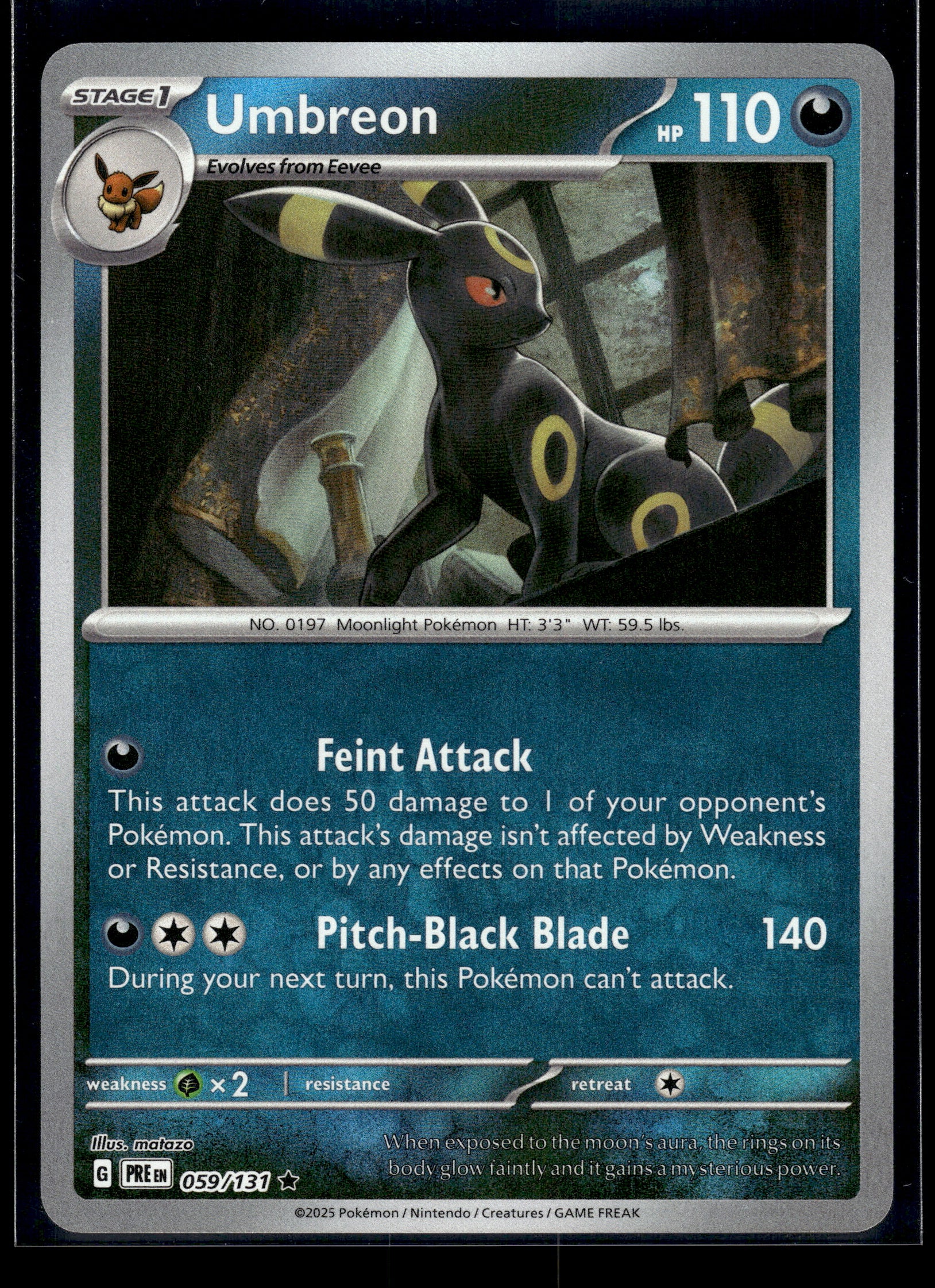 Umbreon (Poke Ball) #059/131 Prismatic Evolutions NM