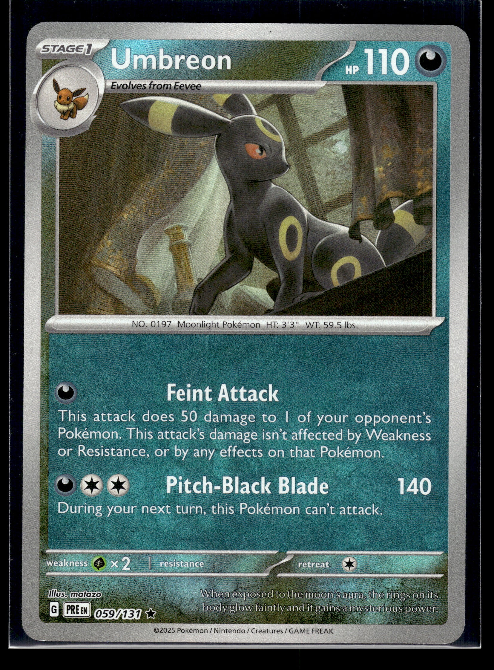 Umbreon (Master Ball) #059/131 Prismatic Evolutions NM