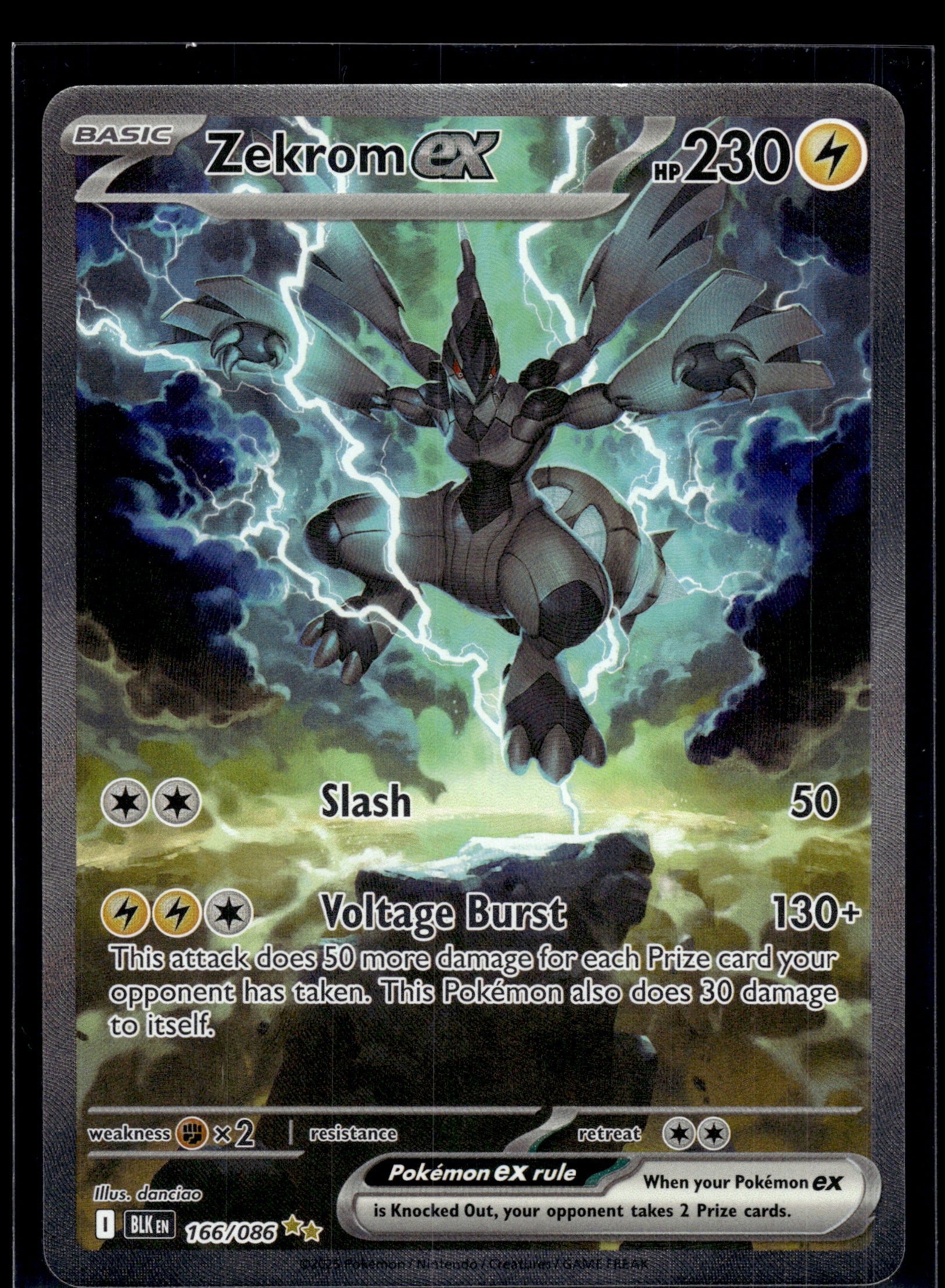 Zekrom ex #166/086 Black Bolt VLP