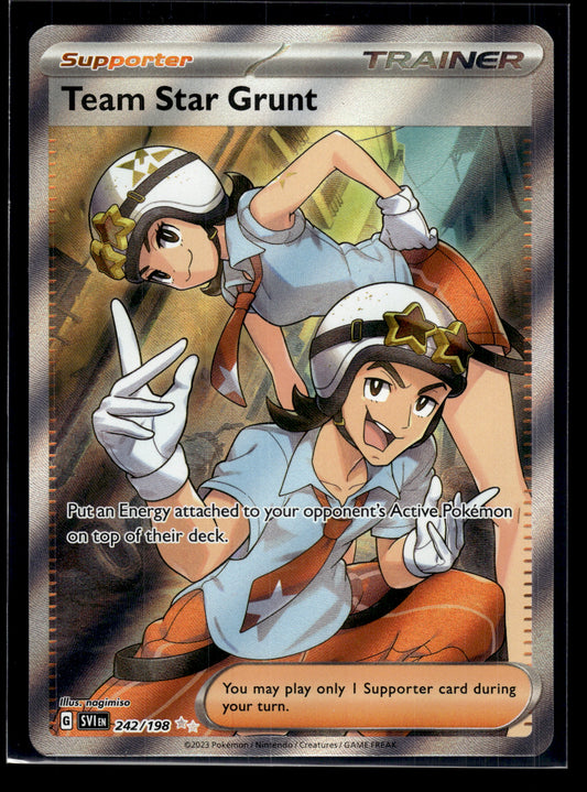 Team Star Grunt #242/198 Scarlet & Violet Base Set VLP