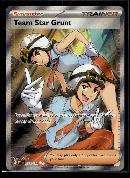 Team Star Grunt #242/198 Scarlet & Violet Base Set LP