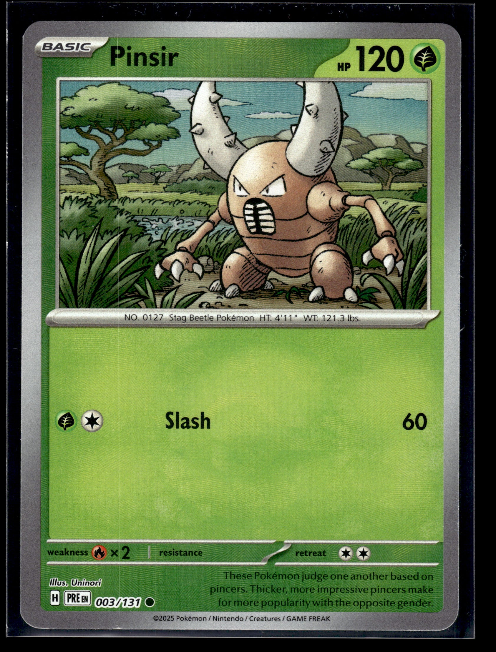 Pinsir (Master Ball) #003/131 Prismatic Evolutions VLP