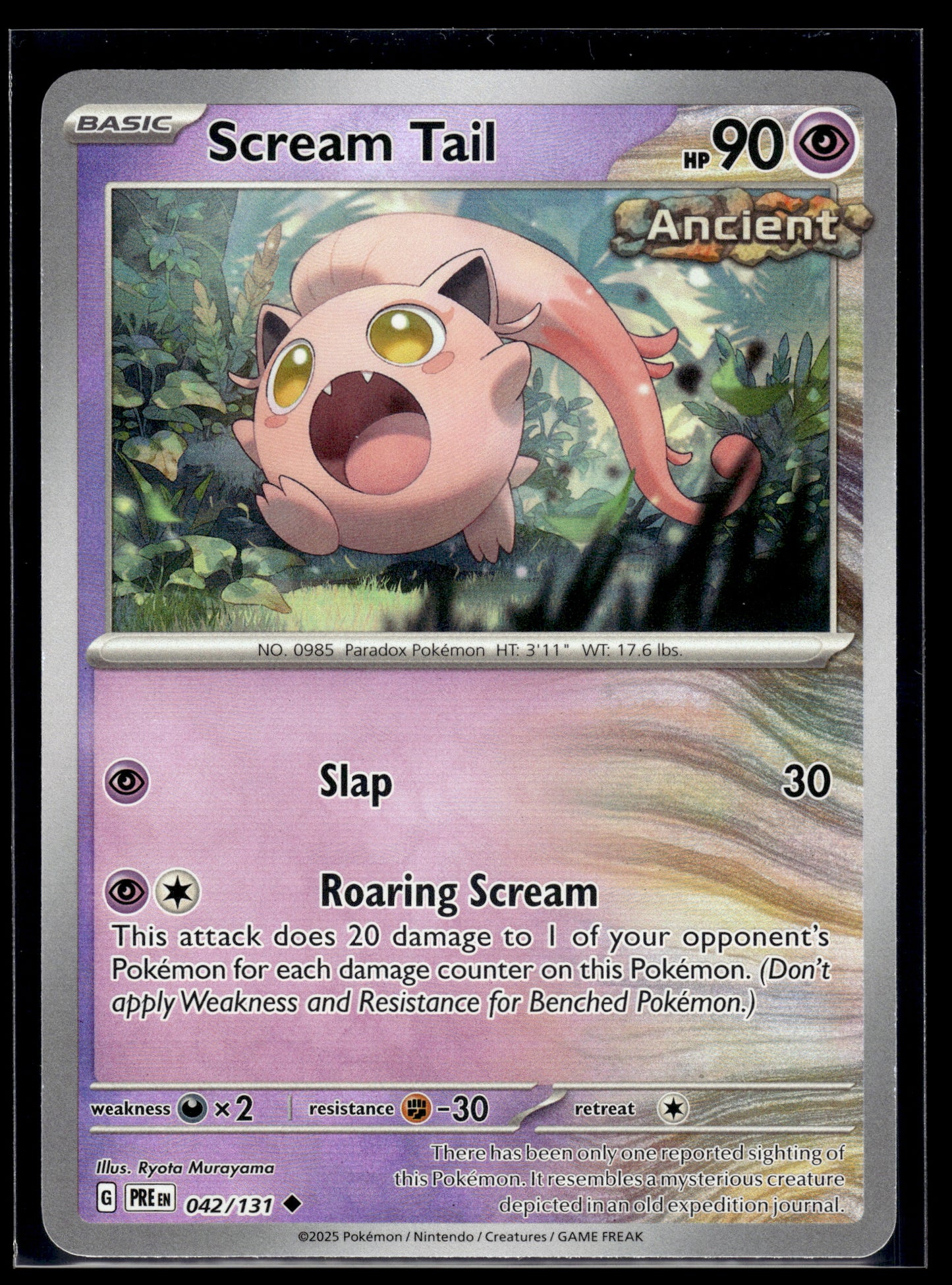 Scream Tail (Master Ball) #042/131 Prismatic Evolutions VLP