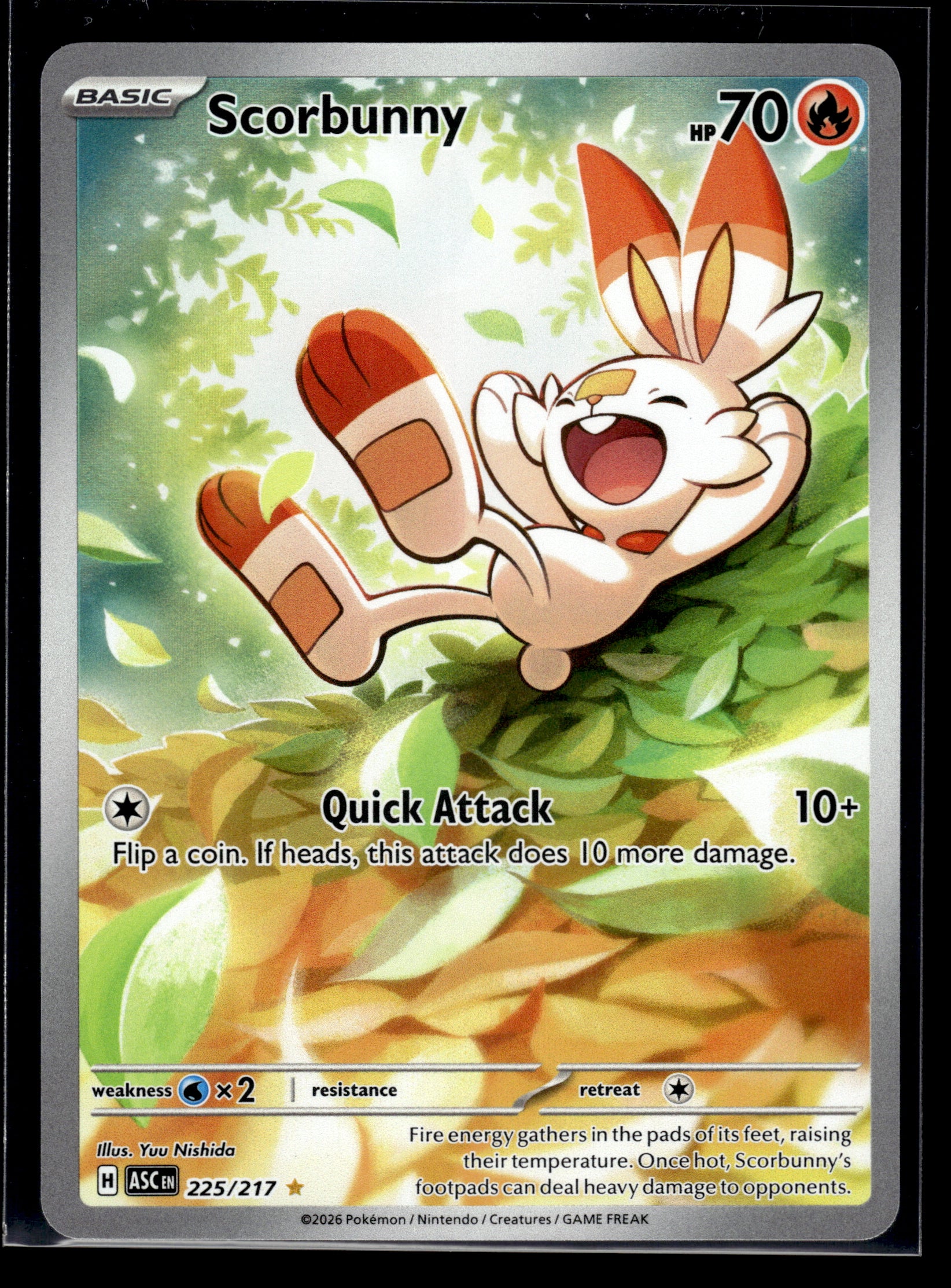 Scorbunny #225/217 Ascended Heroes NM