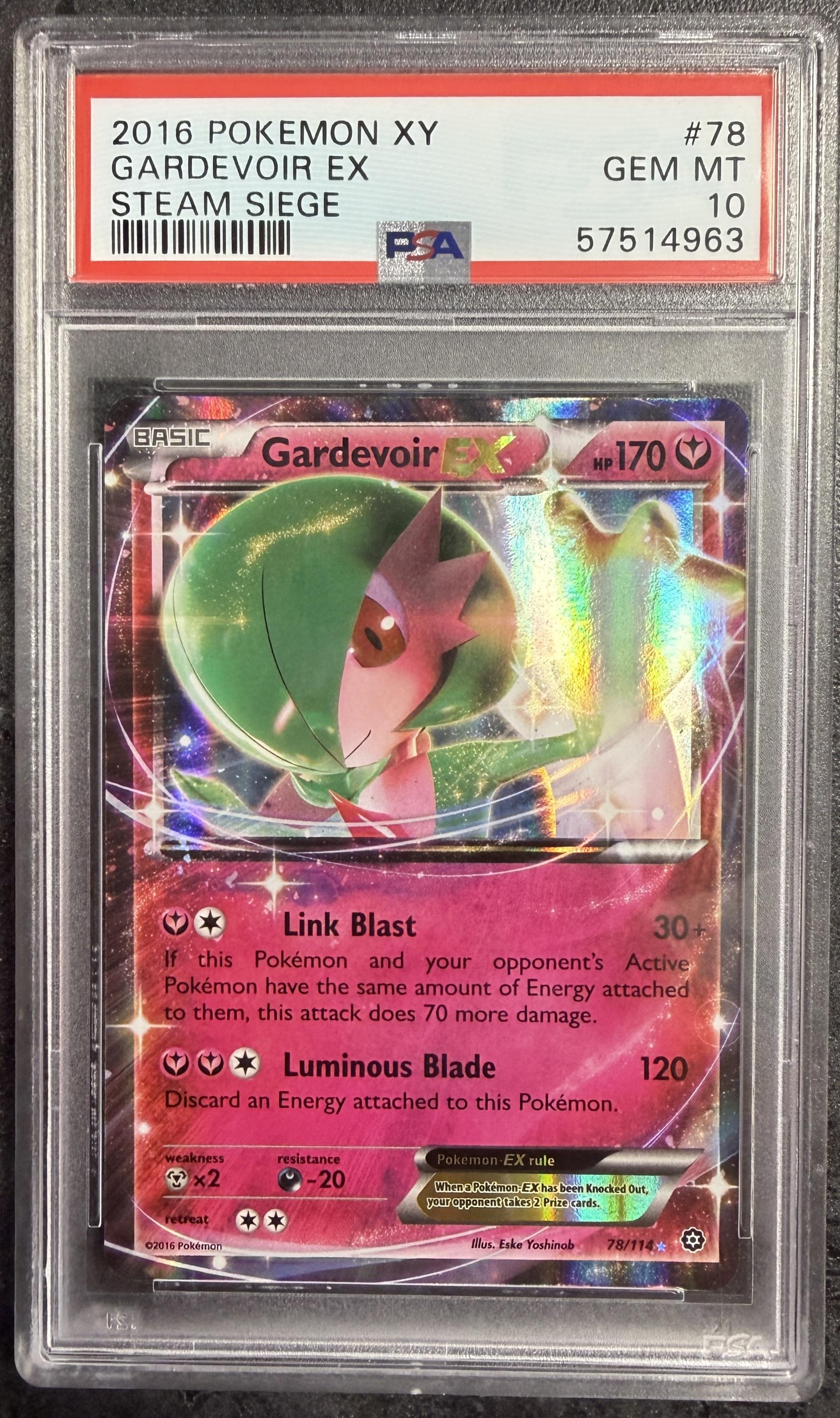 PSA 10 Gardevoir EX #78 Steam Siege