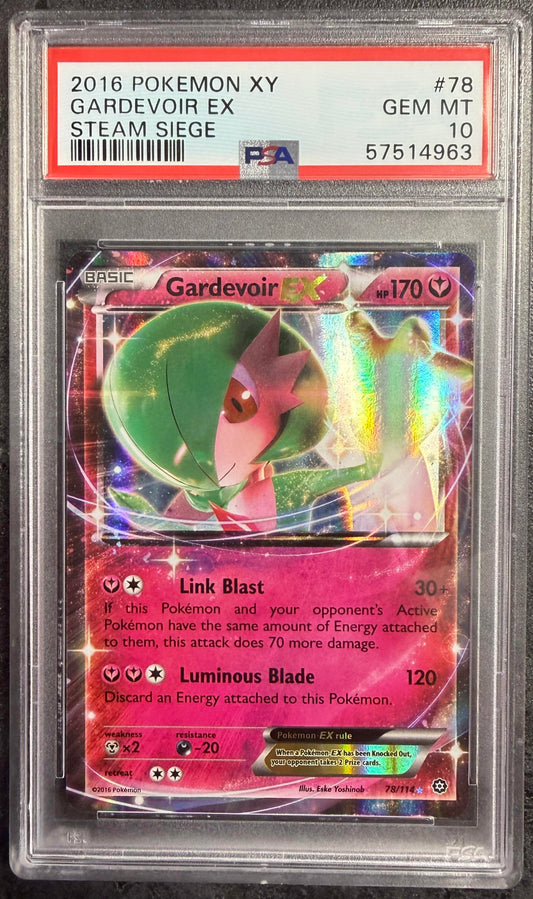 PSA 10 Gardevoir EX #78 Steam Siege