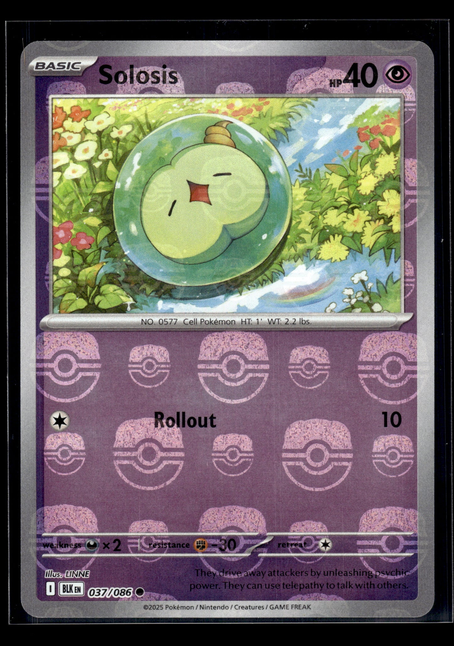 Solosis (Master Ball) #037/086 Black Bolt VLP