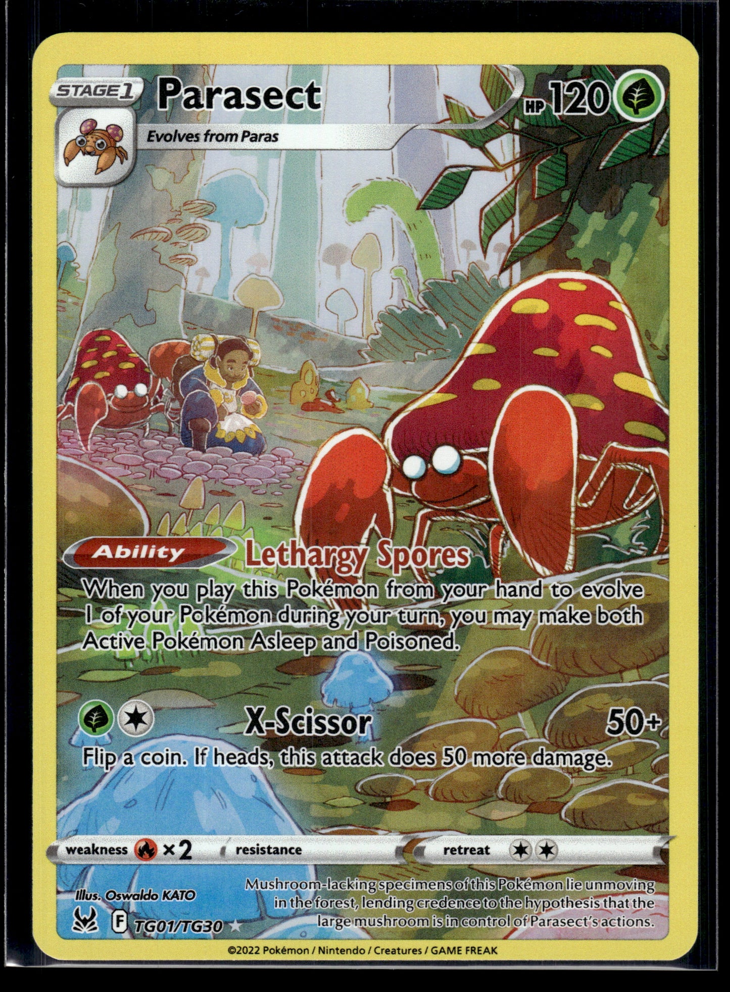 Parasect #TG01/TG30 Lost Origin Trainer Gallery VLP