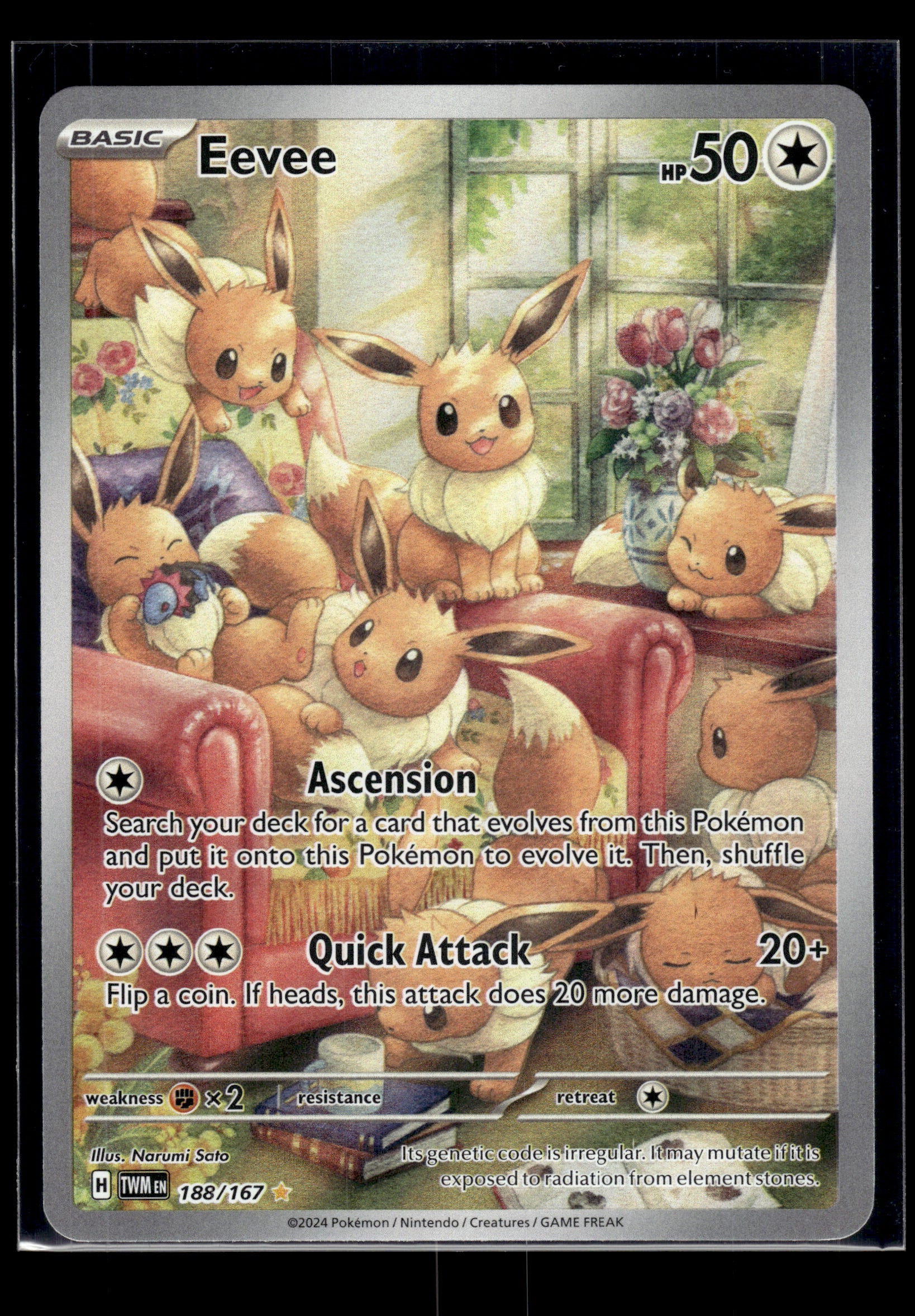 Eevee #188/167 Twilight Masquerade LP