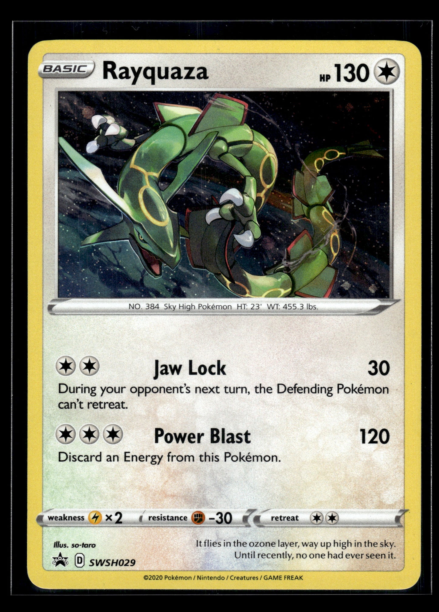 Rayquaza #SWSH029 Sword & Shield Promo VLP